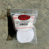 Ox-Yoke 100% Cotton Round Cleaning Patches - select size - 100 qty