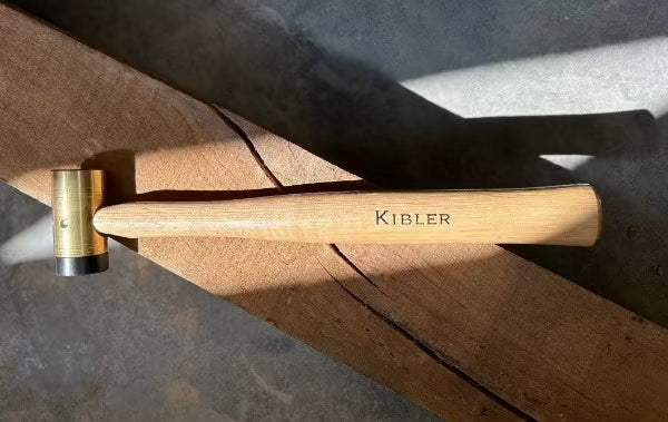 8 ounce Brass Hammer with Delrin Tip – Kibler's Longrifles