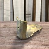 Colonial Kit Brass Buttplate, notched for box lid, wax cast