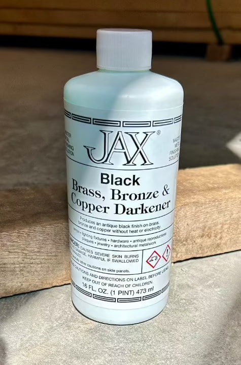 Jax Black Darkener for Copper, Brass & Bronze 2oz Bottle PM9004 -   Canada