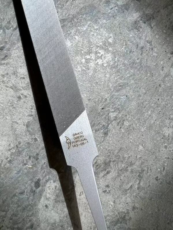 thumbnail image 2 of Bahco 8-Inch Mill Cut File - Single Cut Bastard File For Sharpening & Metalworking 2 of 11
