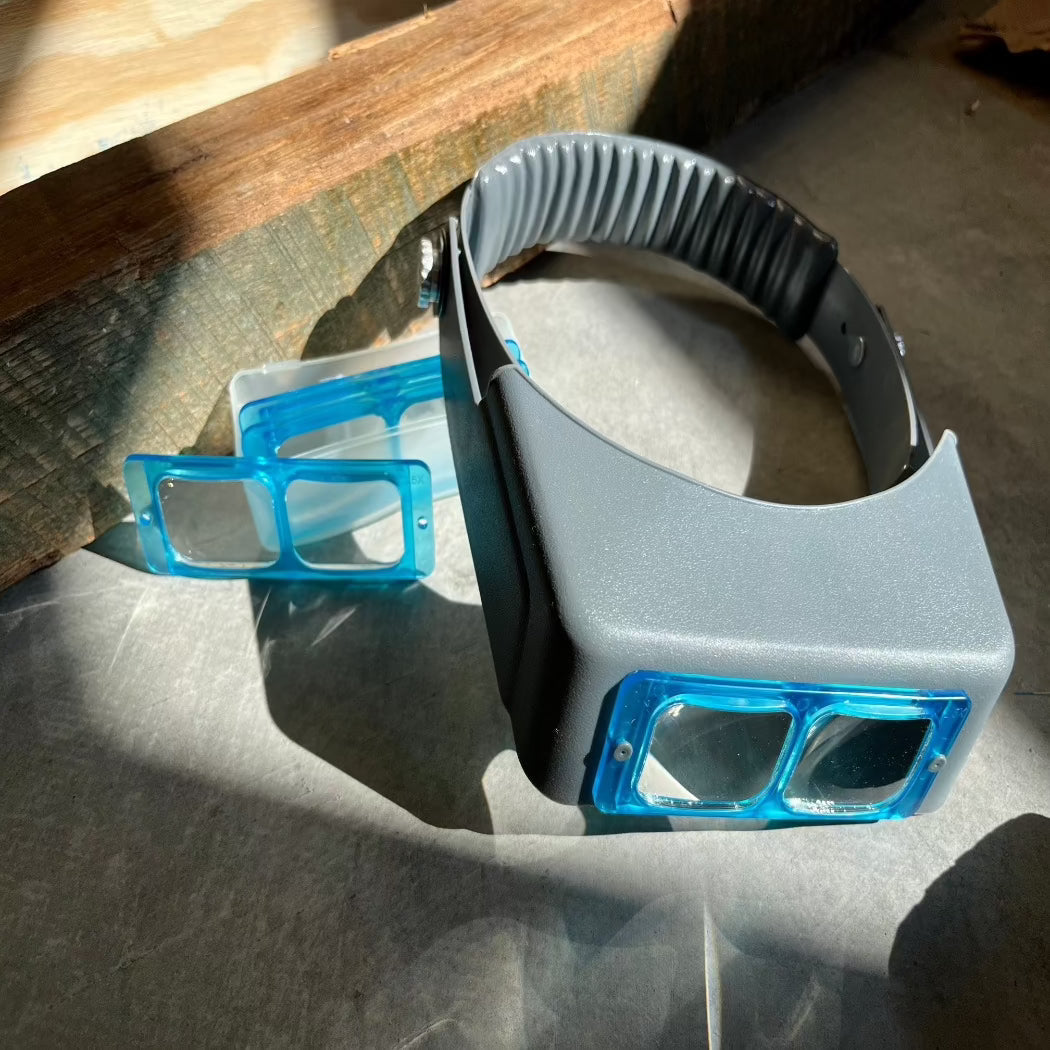 Head Mount Magnifier plastic lenses