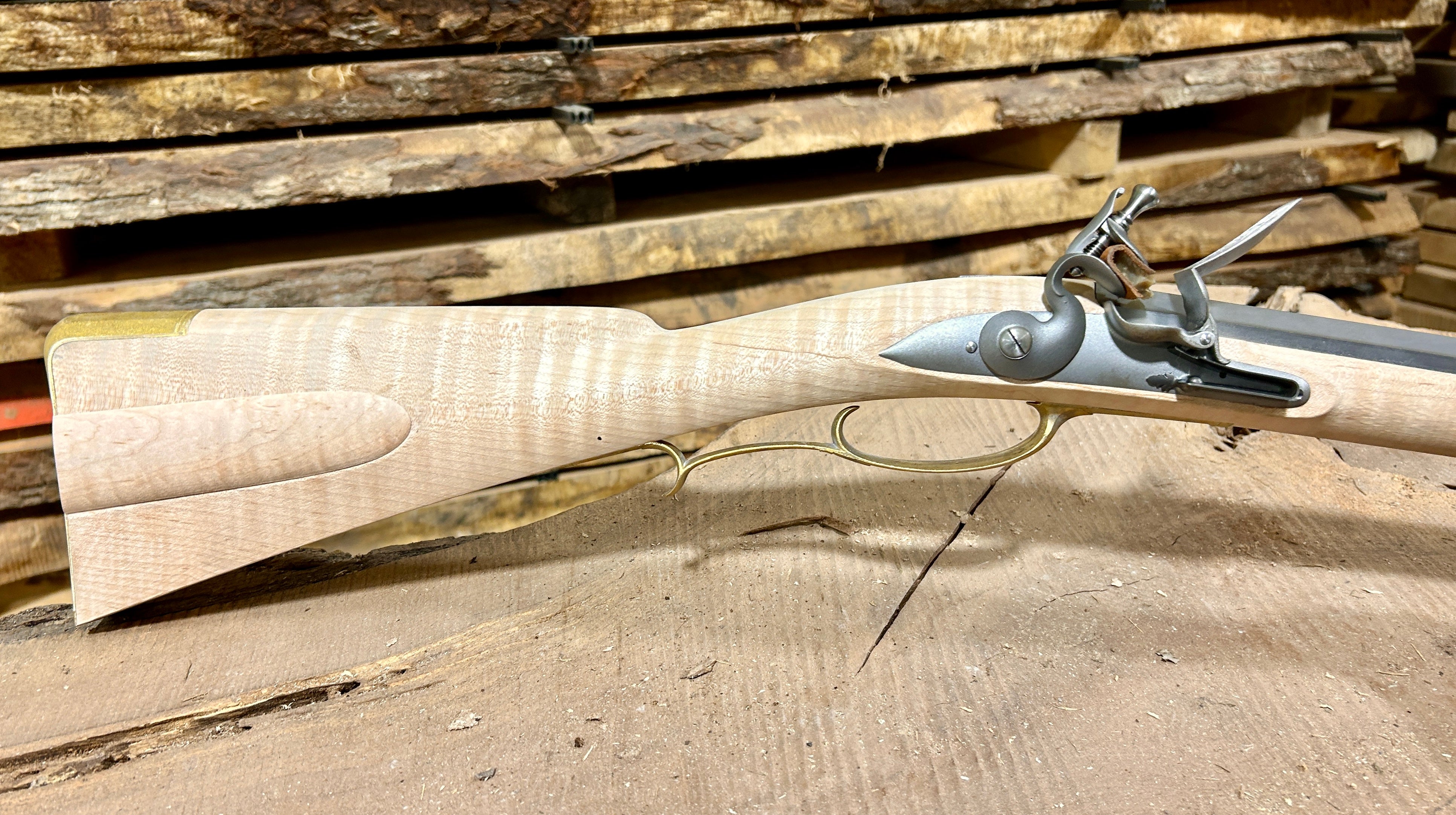 Colonial American Longrifle flintlock kit by Kibler's Longrifles