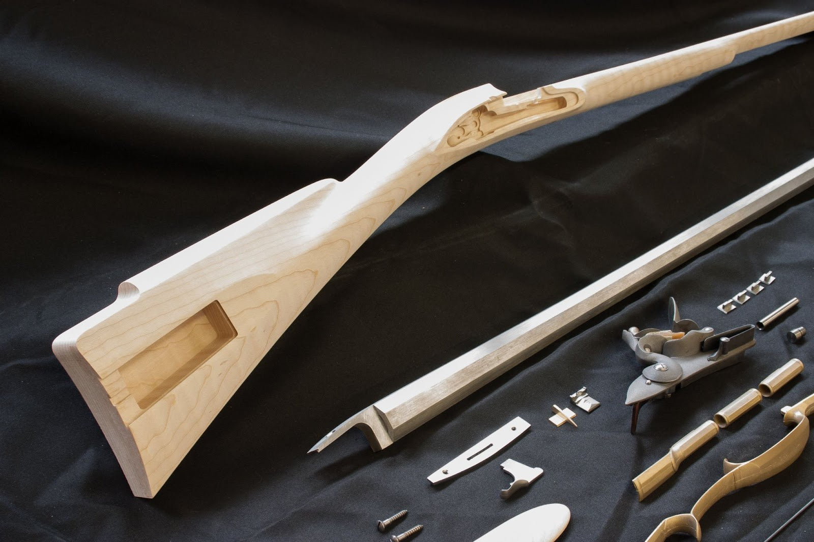 Craft Your Own 18th Century Flintlock Rifle with Kiblers Black Powder Gun Kits