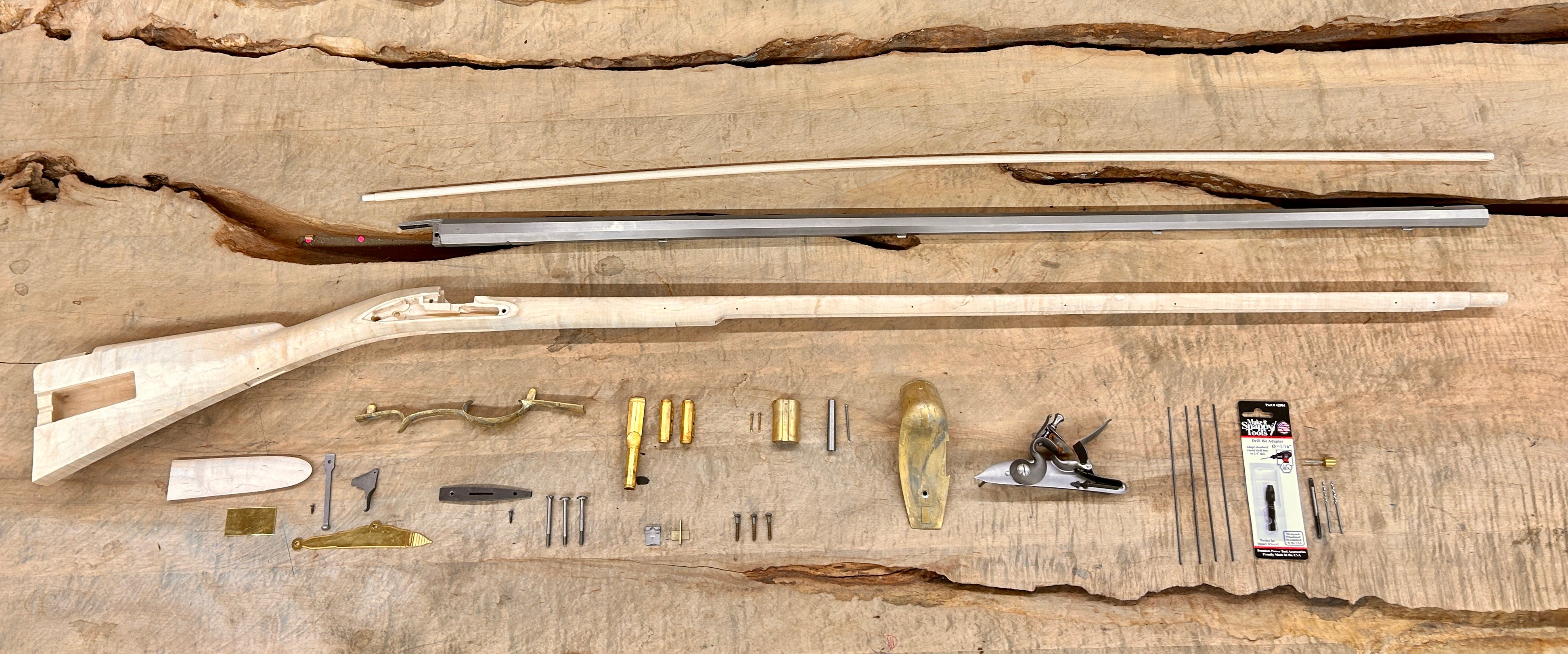 Colonial American Longrifle Kit