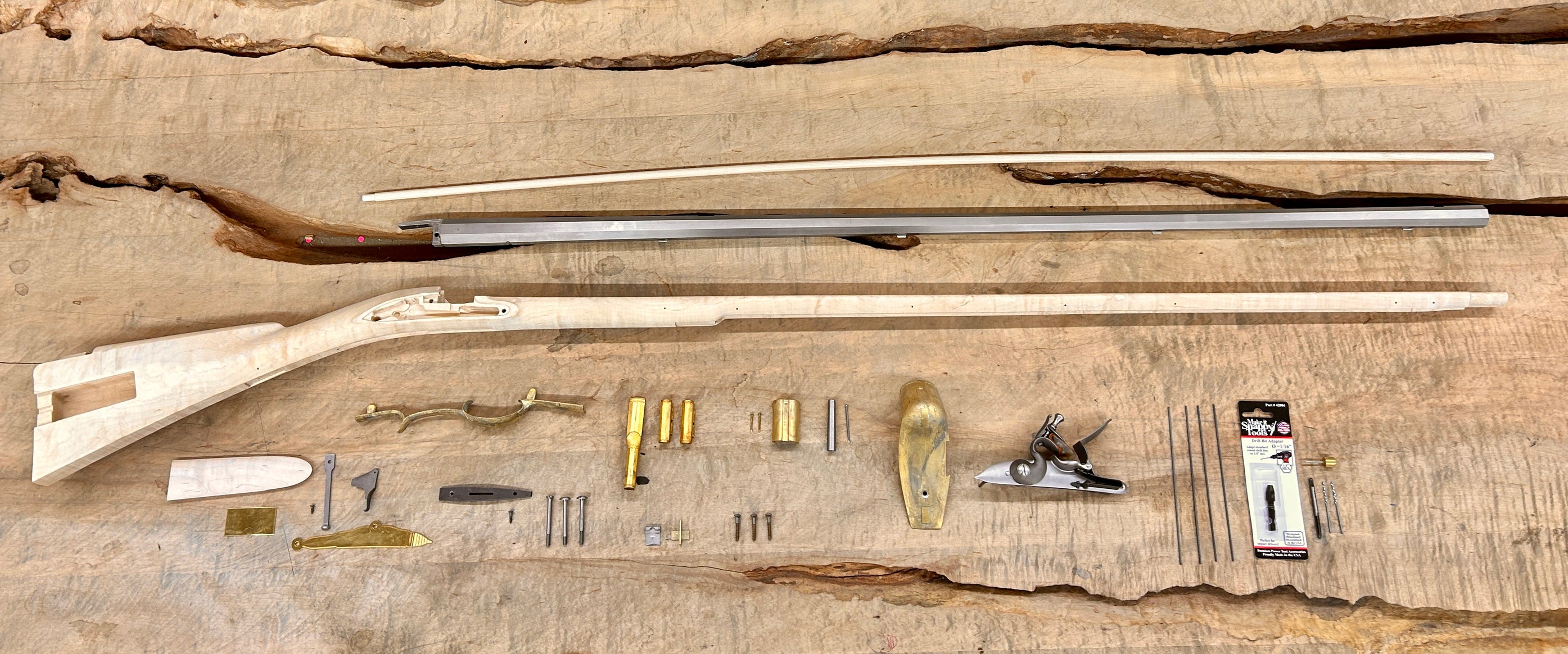 Colonial American Longrifle Kit