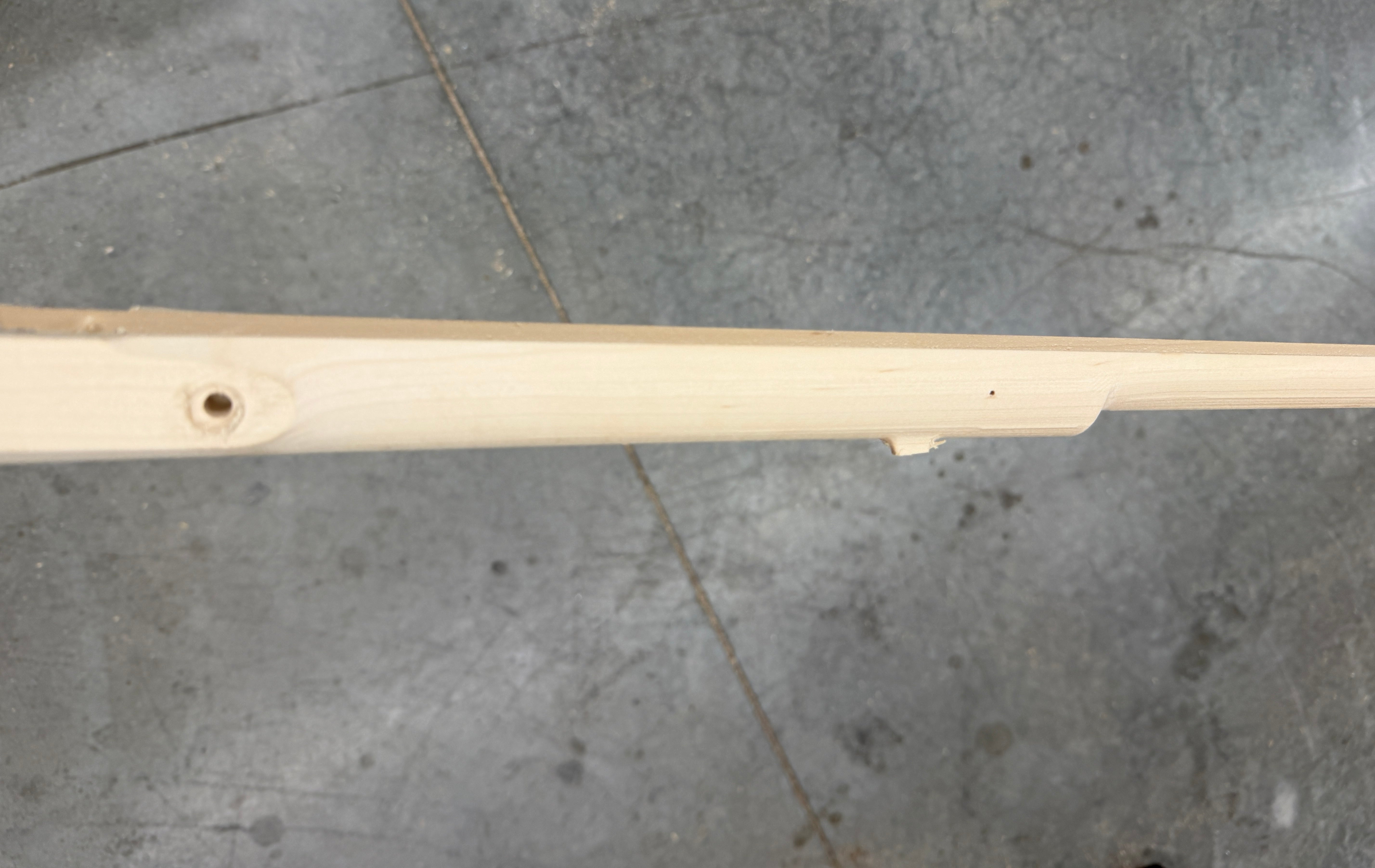 Kibler's Longrifles Quick Ship Barn Gun kit #BG108, .45 Plain Hard Maple