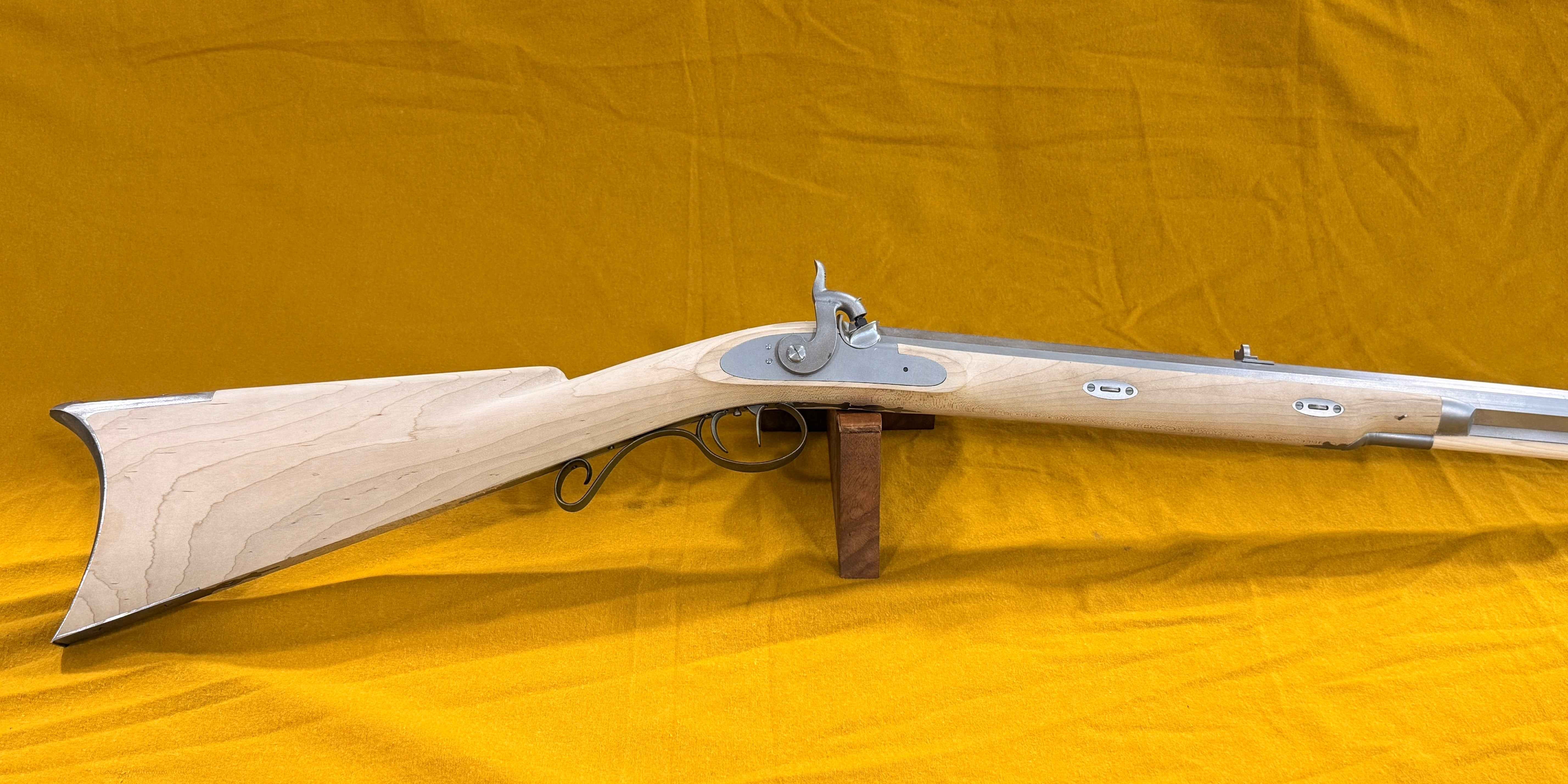 Quick Ship — Assembled Hawken, .45 Rifled, Fancy Maple — #QS0006