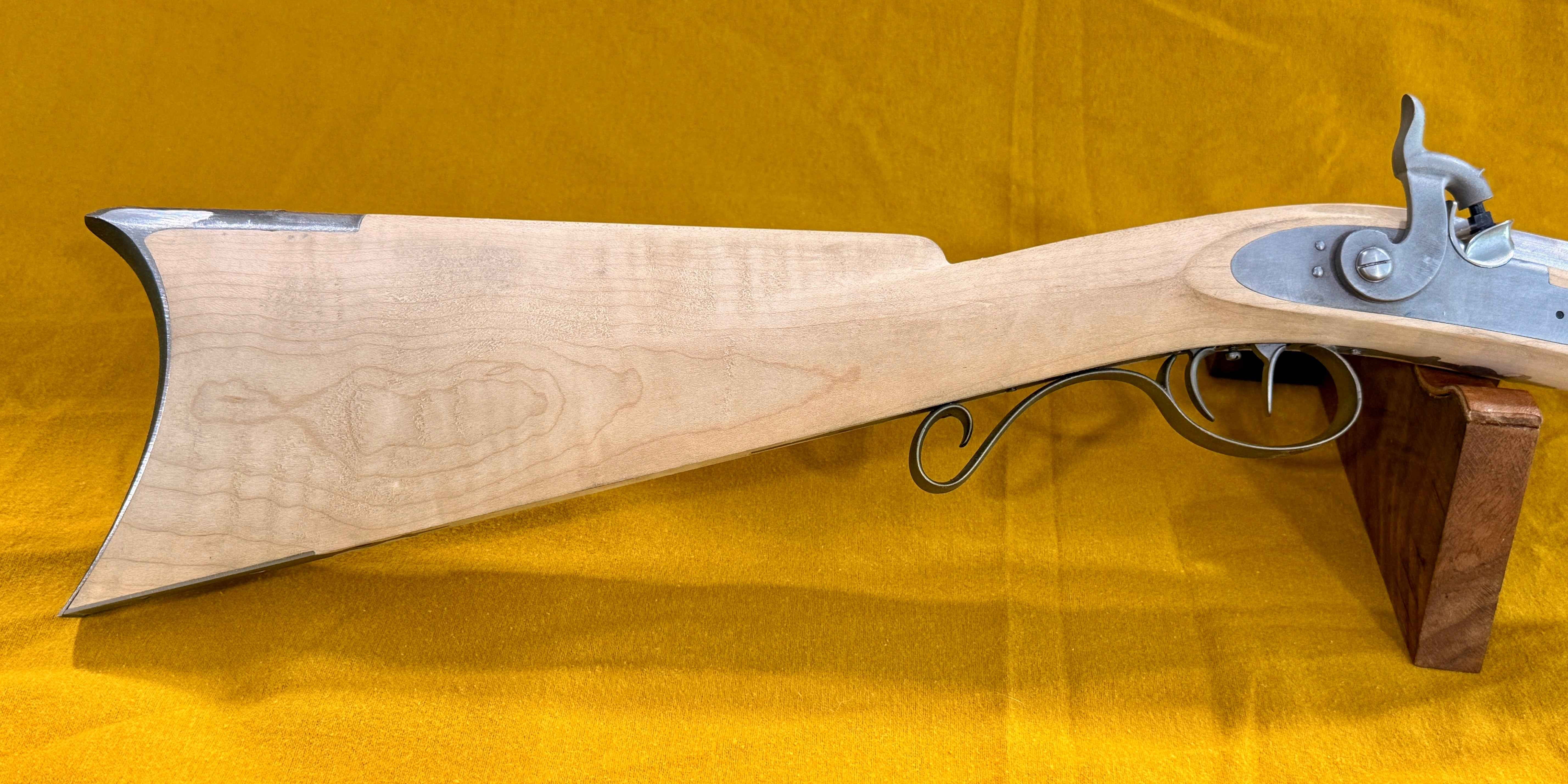Quick Ship — Assembled J.K. Hawken, .50 Rifled, Fancy Maple — #QS0007