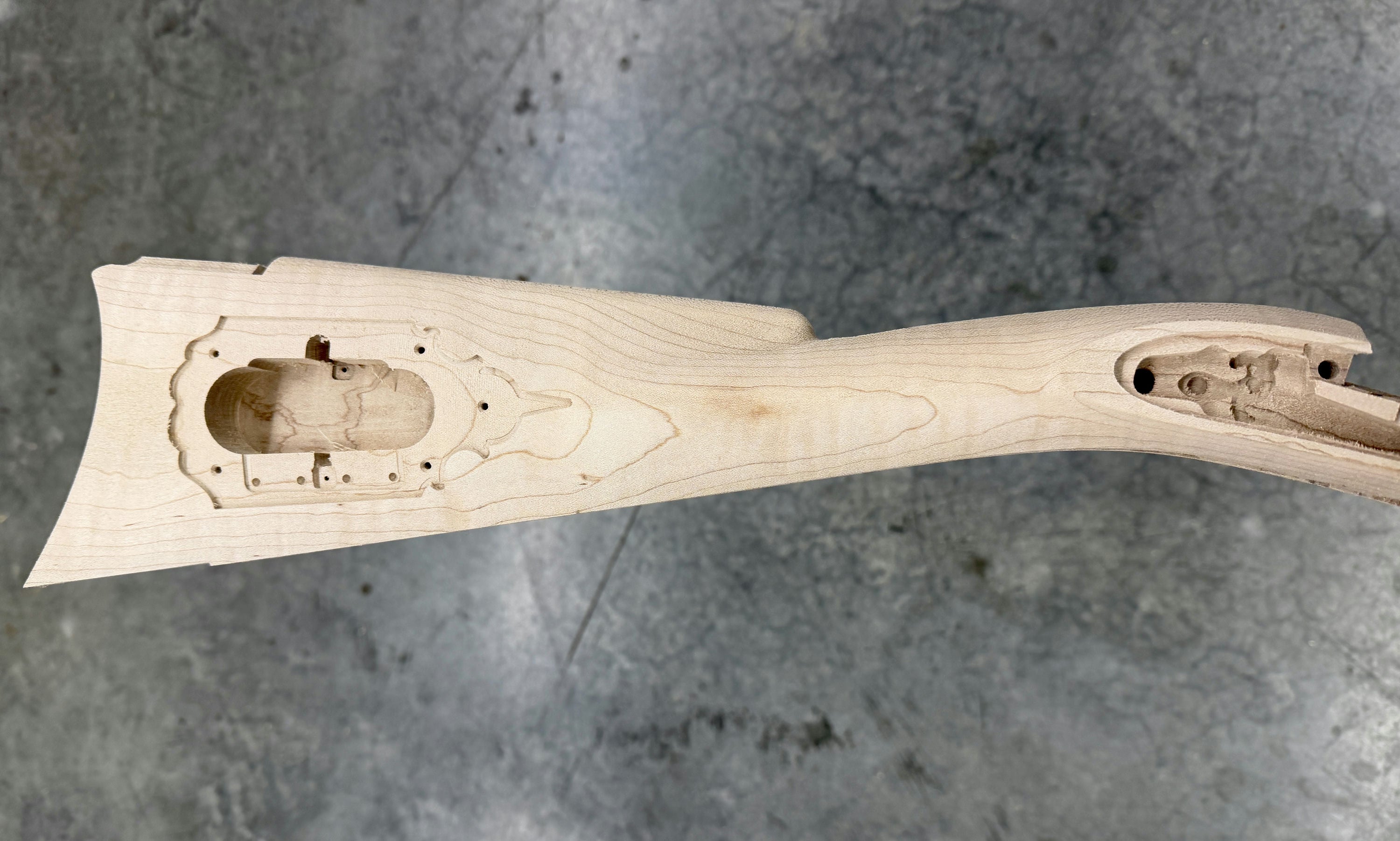 Kibler's Longrifles Quick Ship J.K. Hawken kit #3024, .54 Fancy Maple with patchbox
