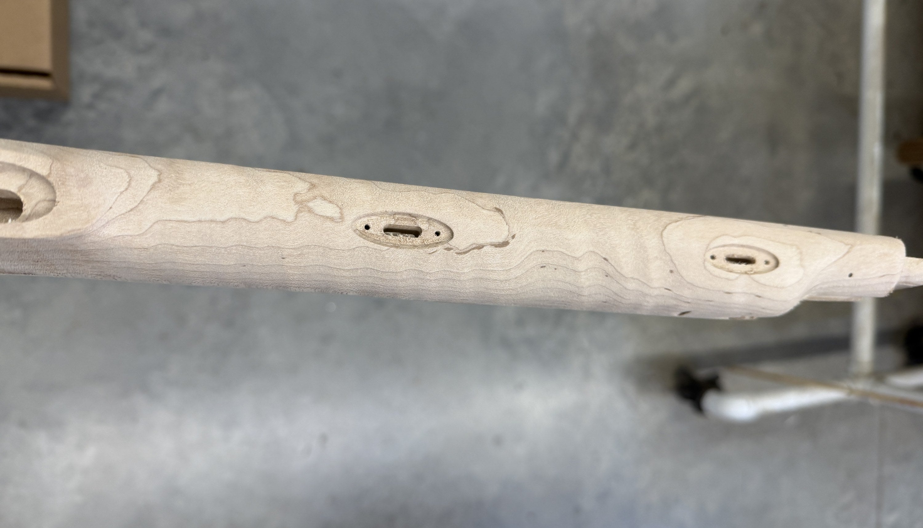 J.K. Hawken, .54 Above Grade Extra Fancy Maple w/ Patchbox and Inlays #3025 photo 4