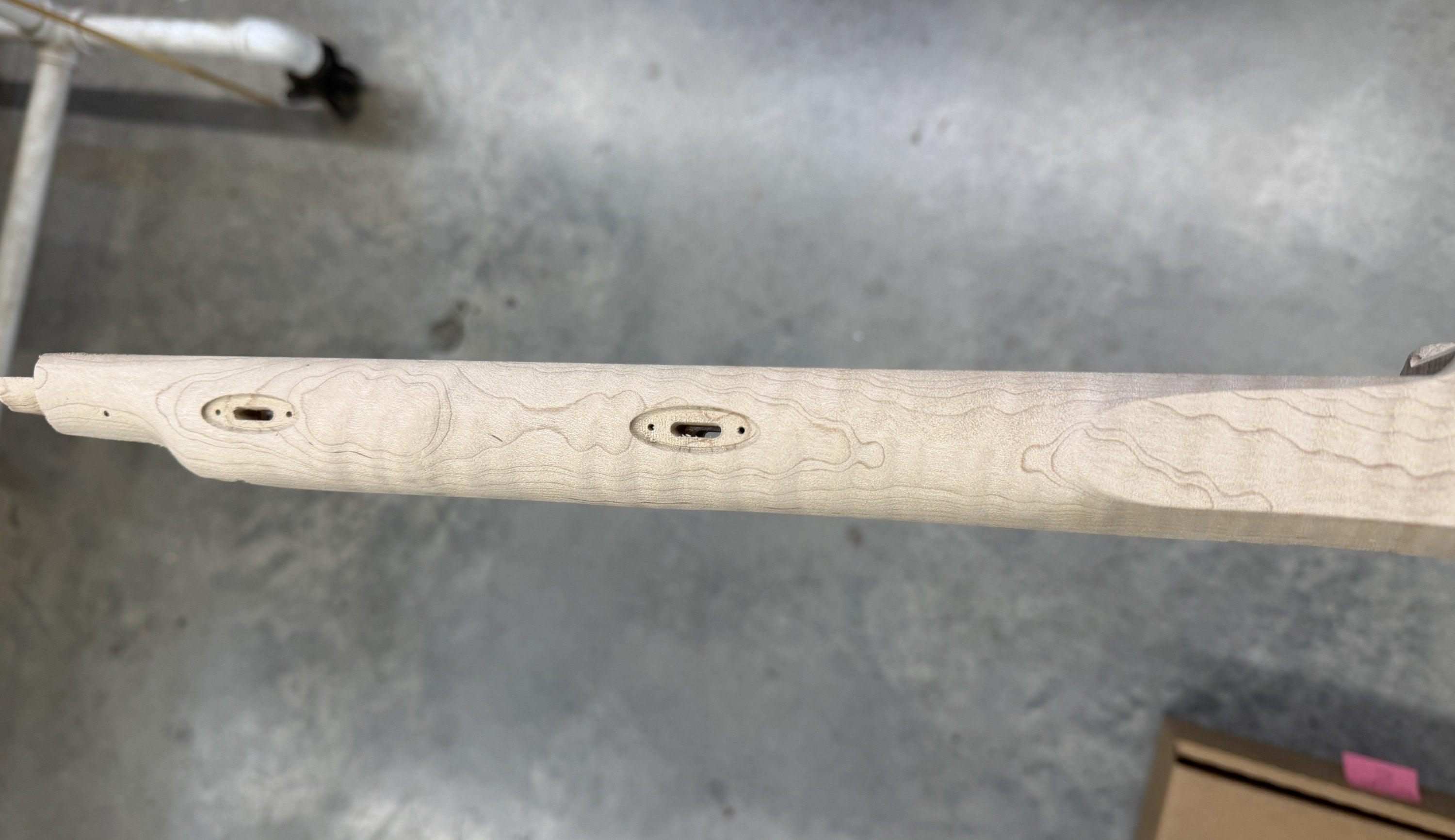 J.K. Hawken, .54 Above Grade Extra Fancy Maple w/ Patchbox and Inlays #3025 photo 7
