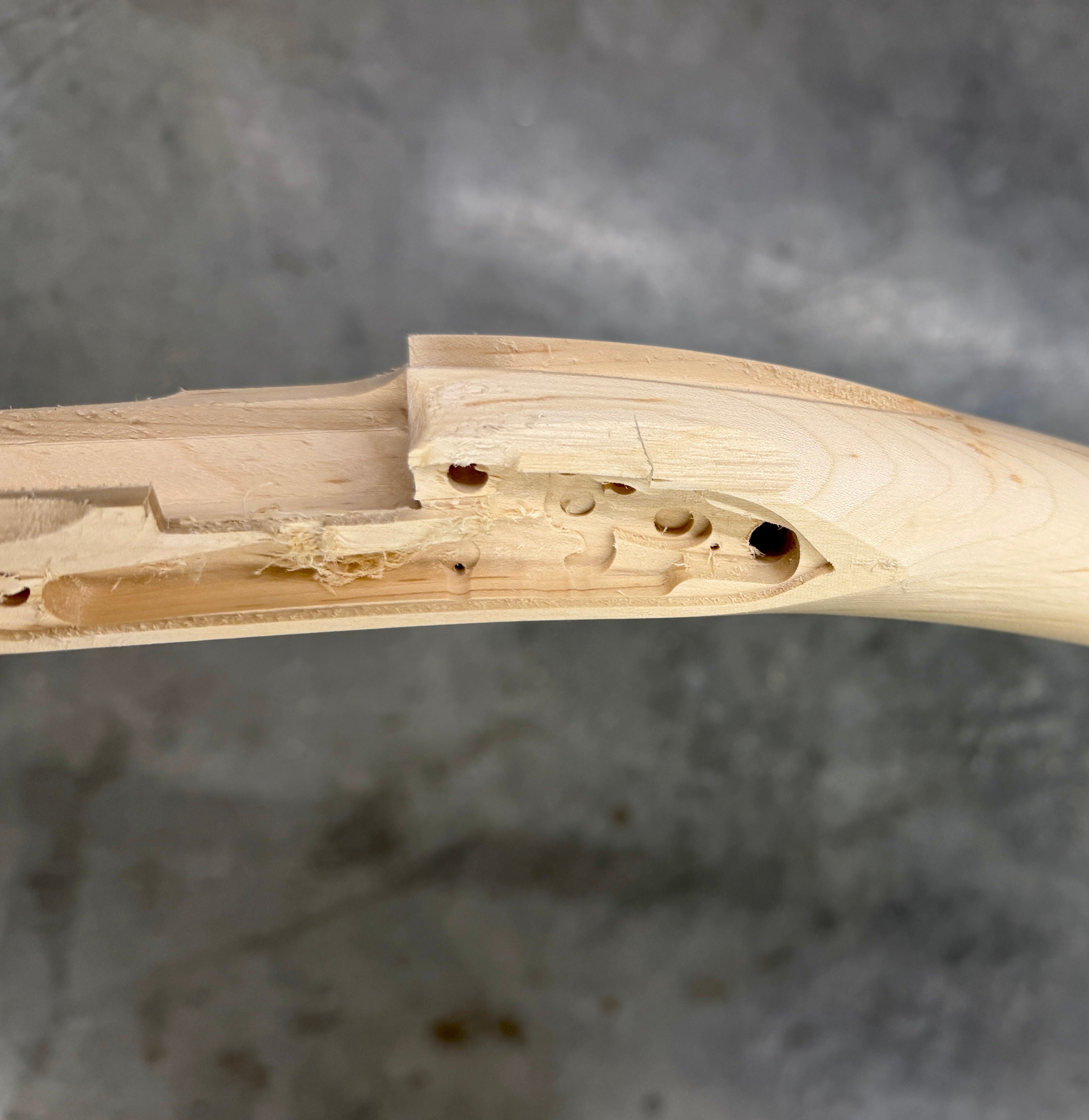 Kibler's Longrifles Quick Ship Appalachian Barn Gun kit #114, .45 Plain Hard Maple, detail 2