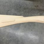 Kibler's Longrifles Quick Ship Appalachian Barn Gun kit #114, .45 Plain Hard Maple, buttstock profile