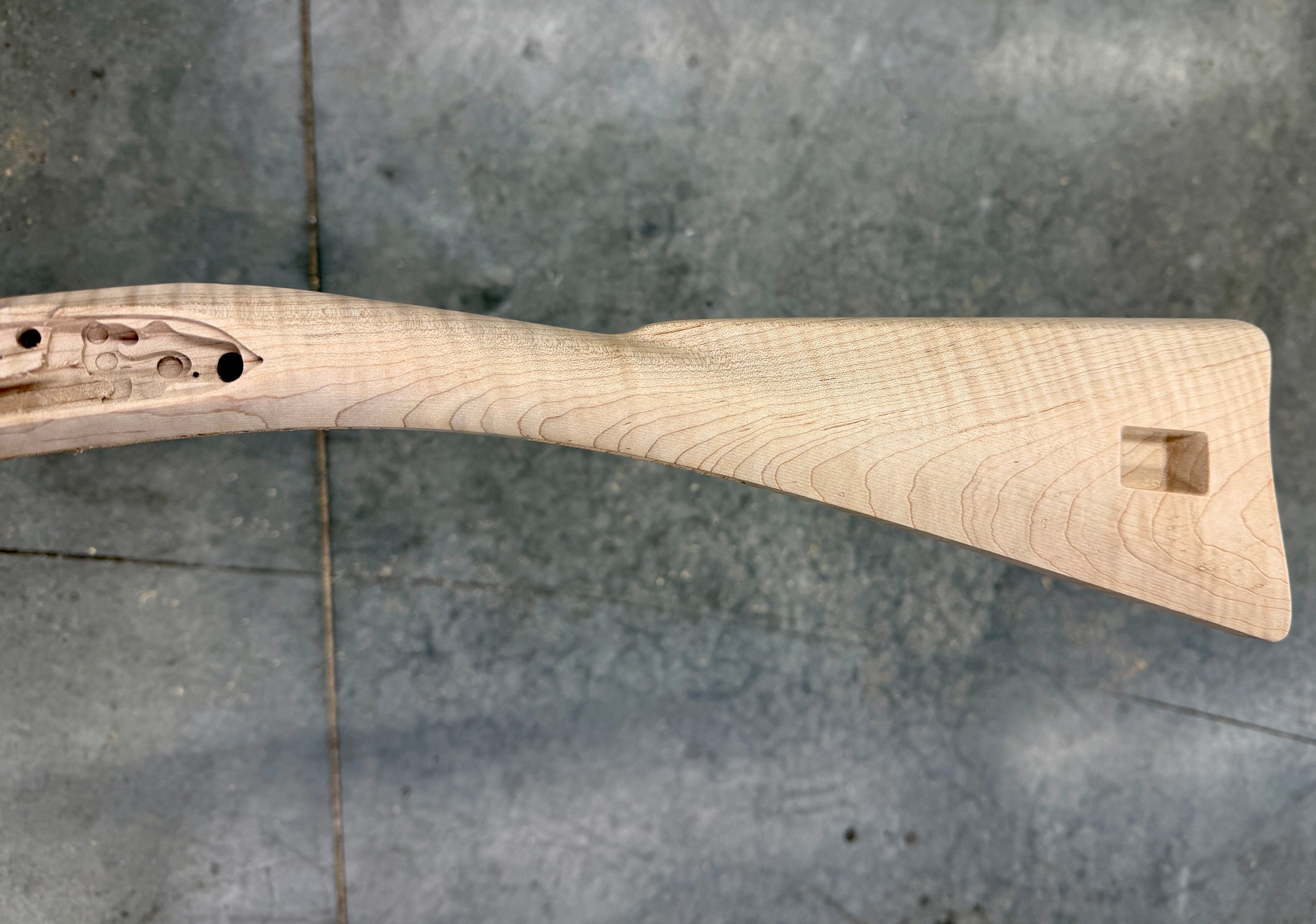 Kibler's Longrifles Quick Ship Barn Gun kit #117, .45 Extra Fancy Maple