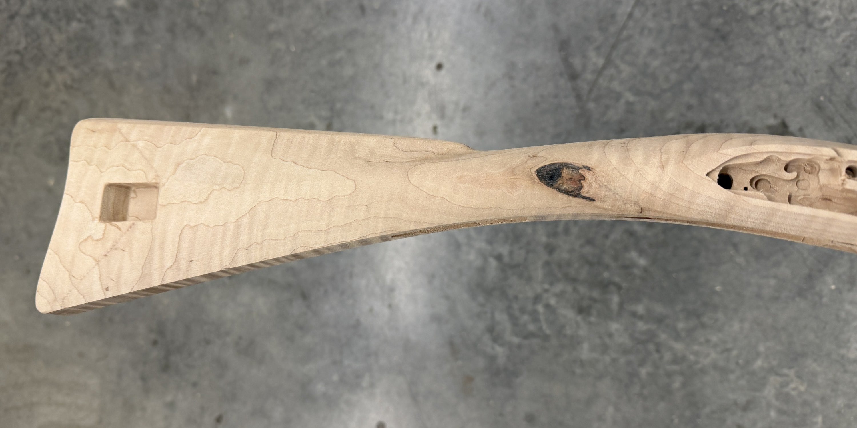 Quick Ship Barn Gun .40 Extra Fancy Maple #143