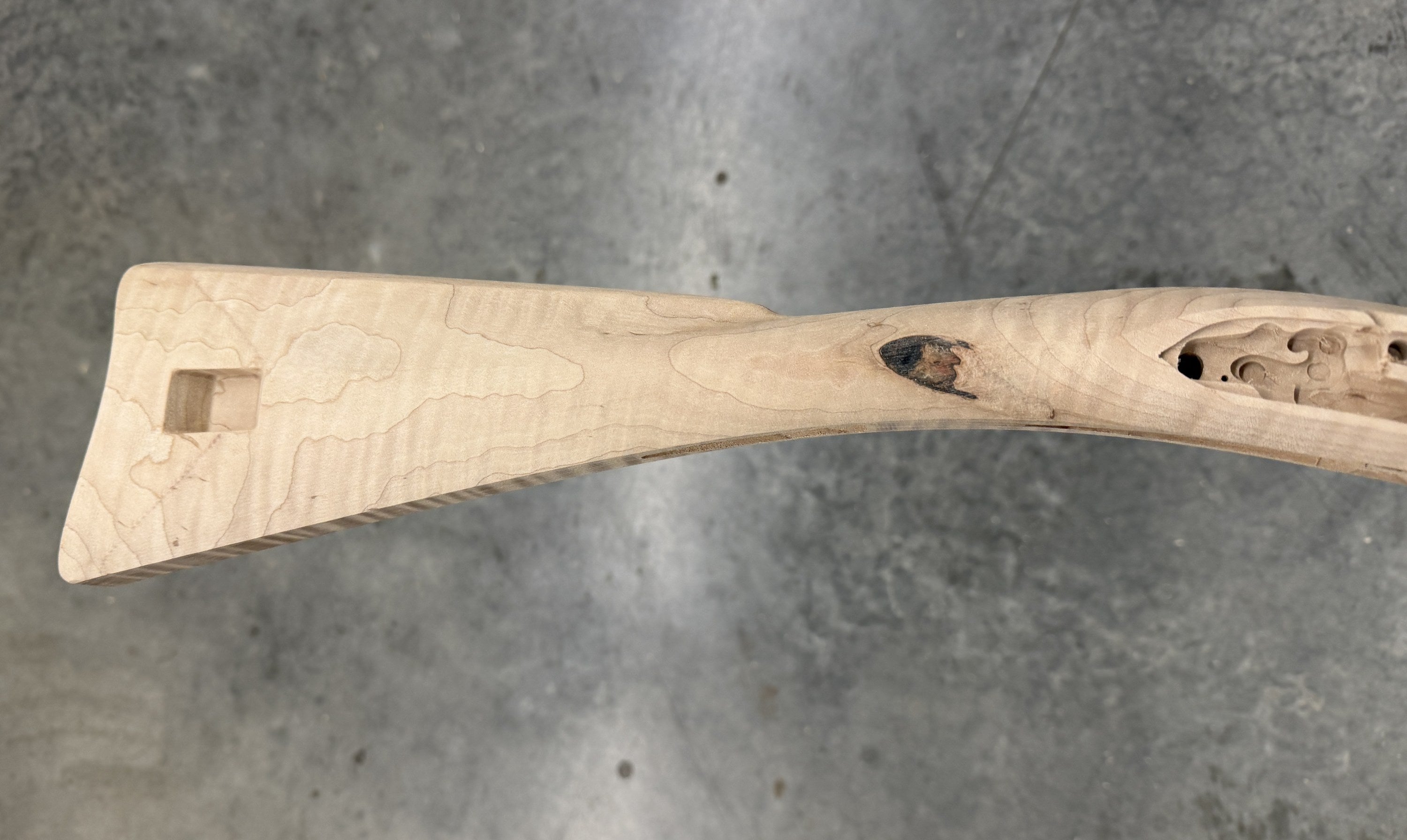 Quick Ship Barn Gun .40 Extra Fancy Maple #143