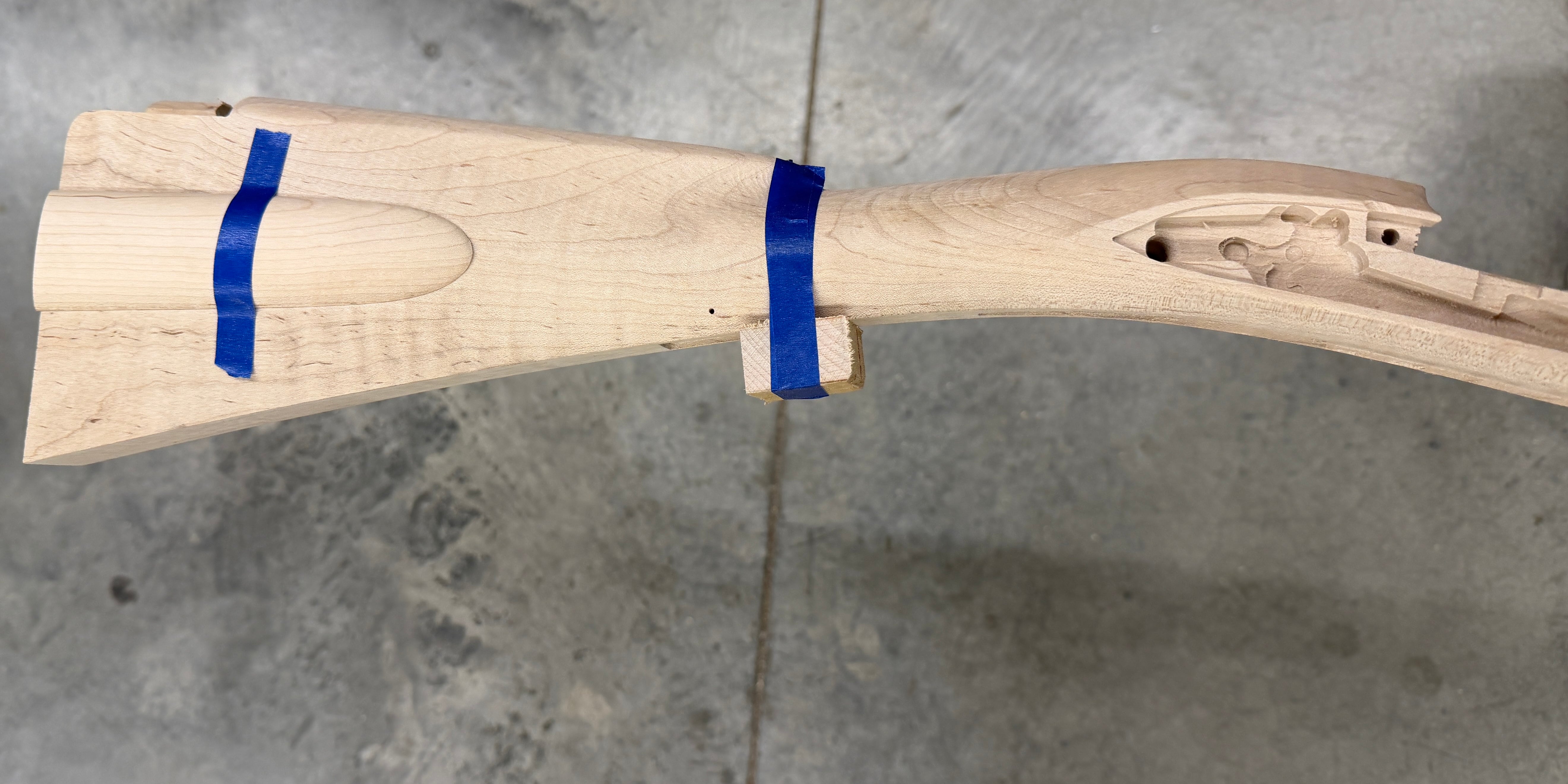 Colonial Longrifle, .54 Maple w/ Patchbox #5019 photo 2