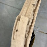 Kibler's Longrifles Quick Ship Woodsrunner Rifle kit #5027, .50 caliber Fancy Maple stock, patchbox area