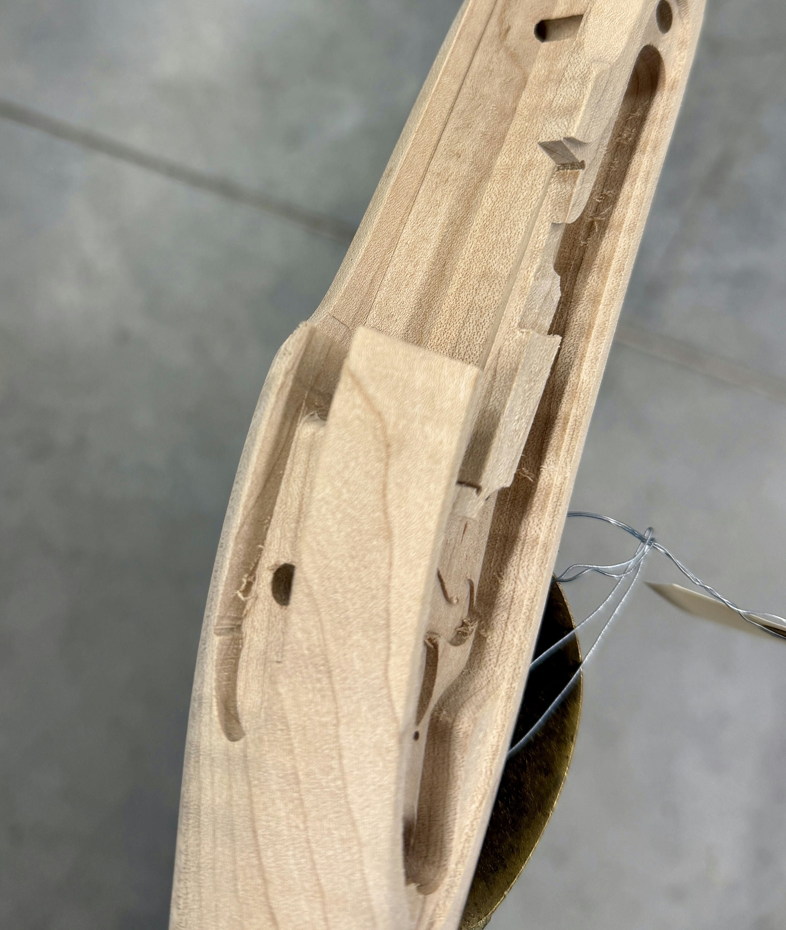 Kibler's Longrifles Quick Ship Woodsrunner Rifle kit #5027, .50 caliber Fancy Maple stock, patchbox area