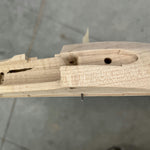 Kibler's Longrifles Quick Ship Woodsrunner Rifle kit #5027, .50 caliber Fancy Maple stock, lock mortise