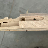 Kibler's Longrifles Quick Ship Woodsrunner Rifle kit #5027, .50 caliber Fancy Maple stock, lock mortise
