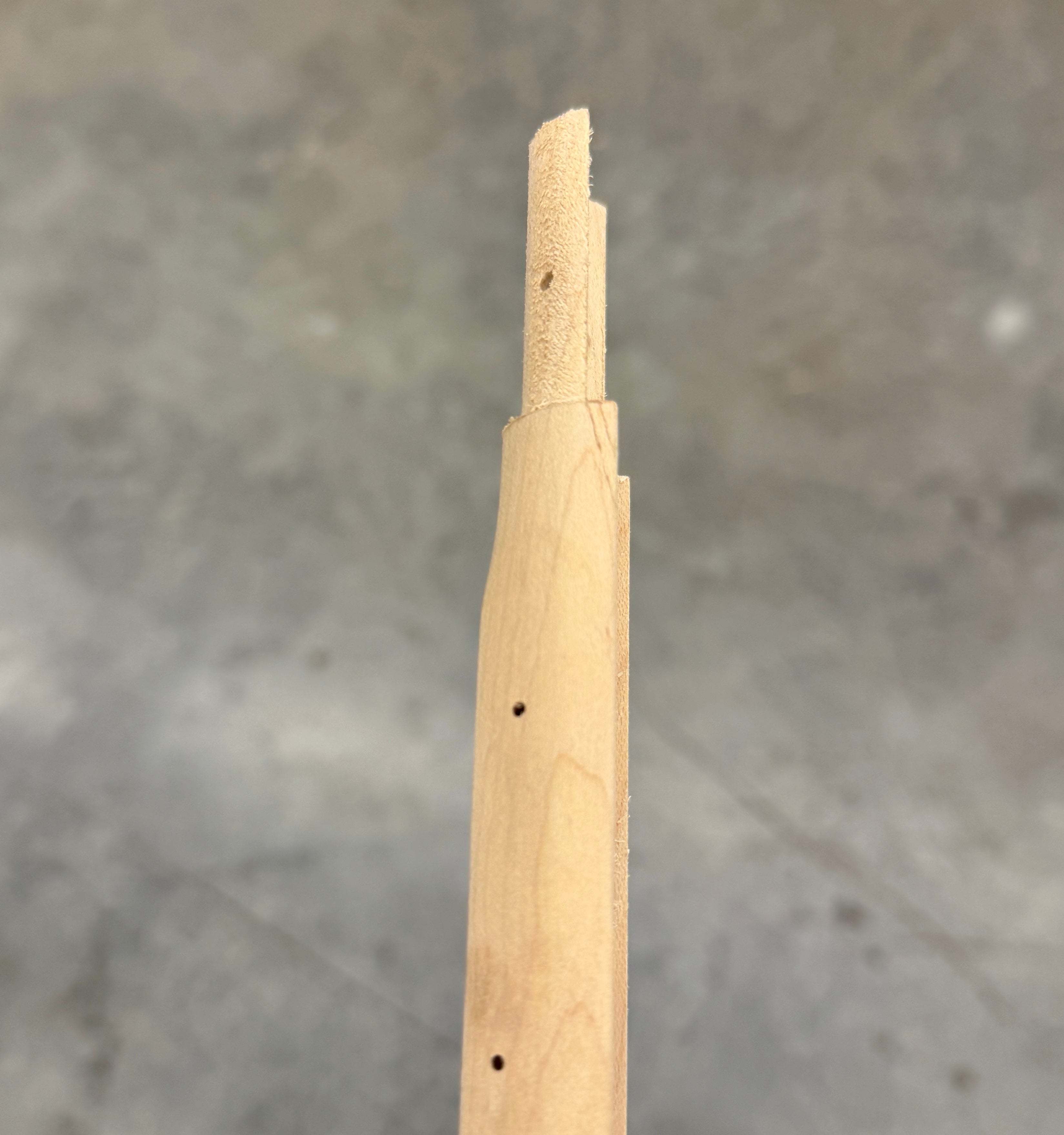 Kibler's Longrifles Quick Ship Woodsrunner Rifle kit #5030, .45 caliber Maple stock, ramrod detail