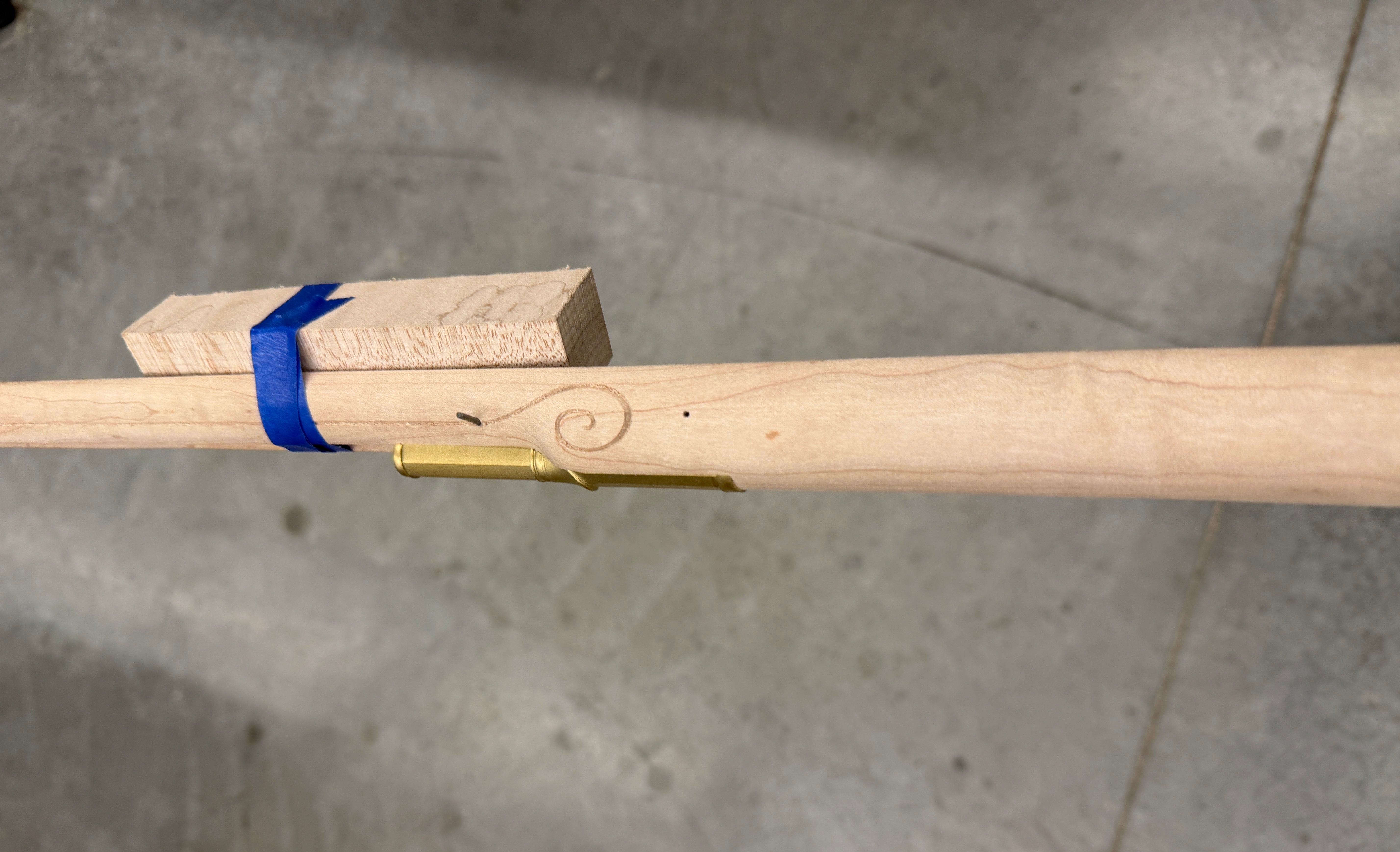 Kibler's Longrifles Quick Ship Woodsrunner Rifle kit #QS5041, .54 Maple
