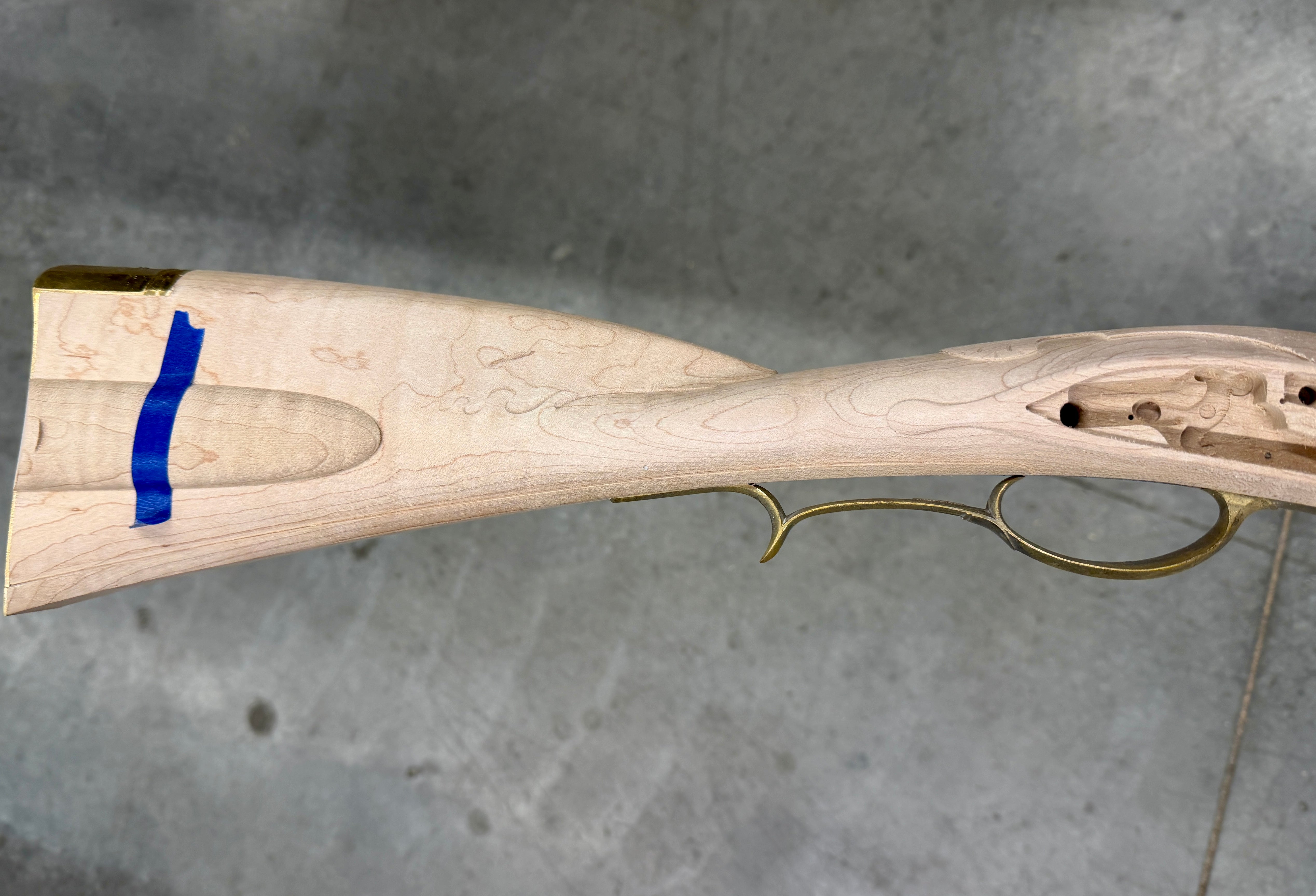 Kibler's Longrifles Quick Ship Woodsrunner Rifle kit #QS5041, .54 Maple
