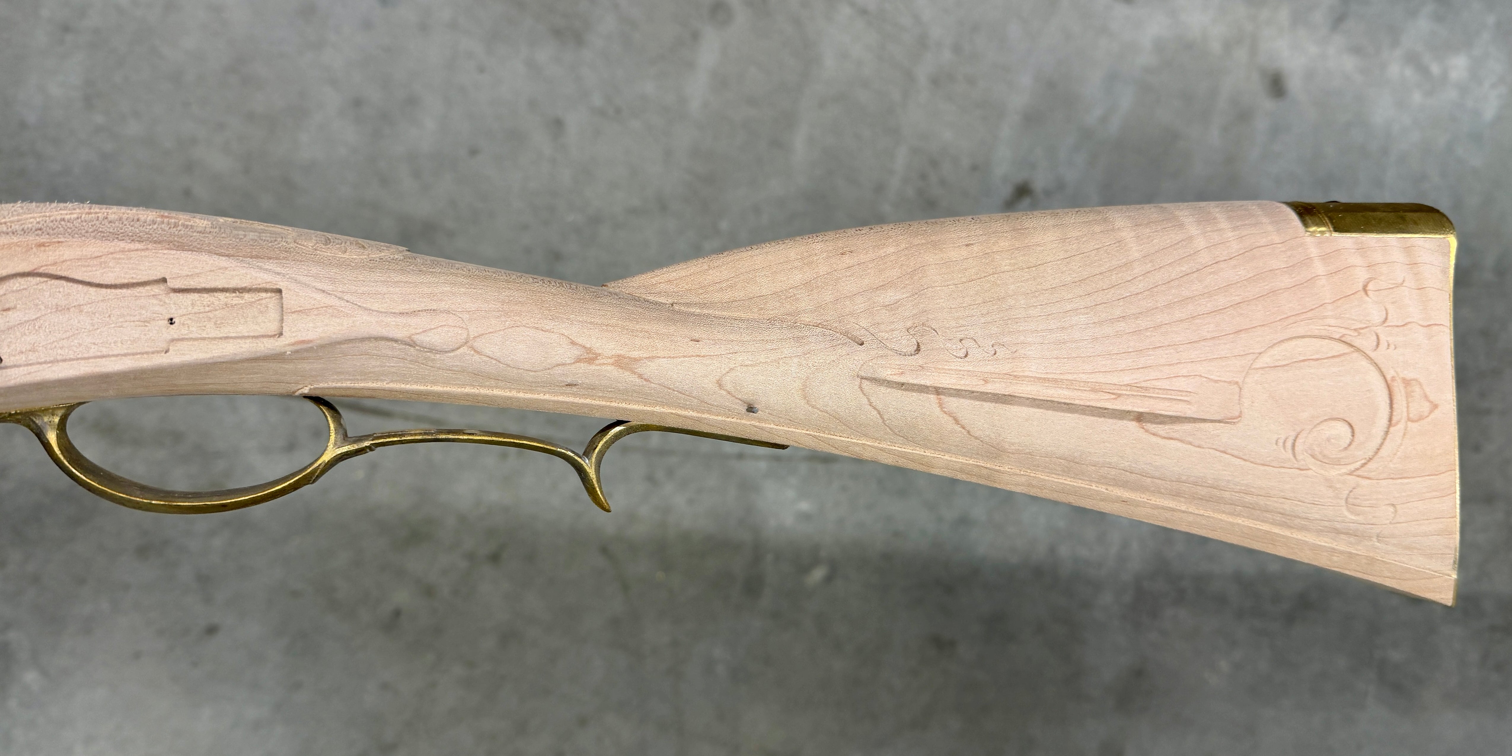 Kibler's Longrifles Quick Ship Woodsrunner Rifle kit #QS5041, .54 Maple
