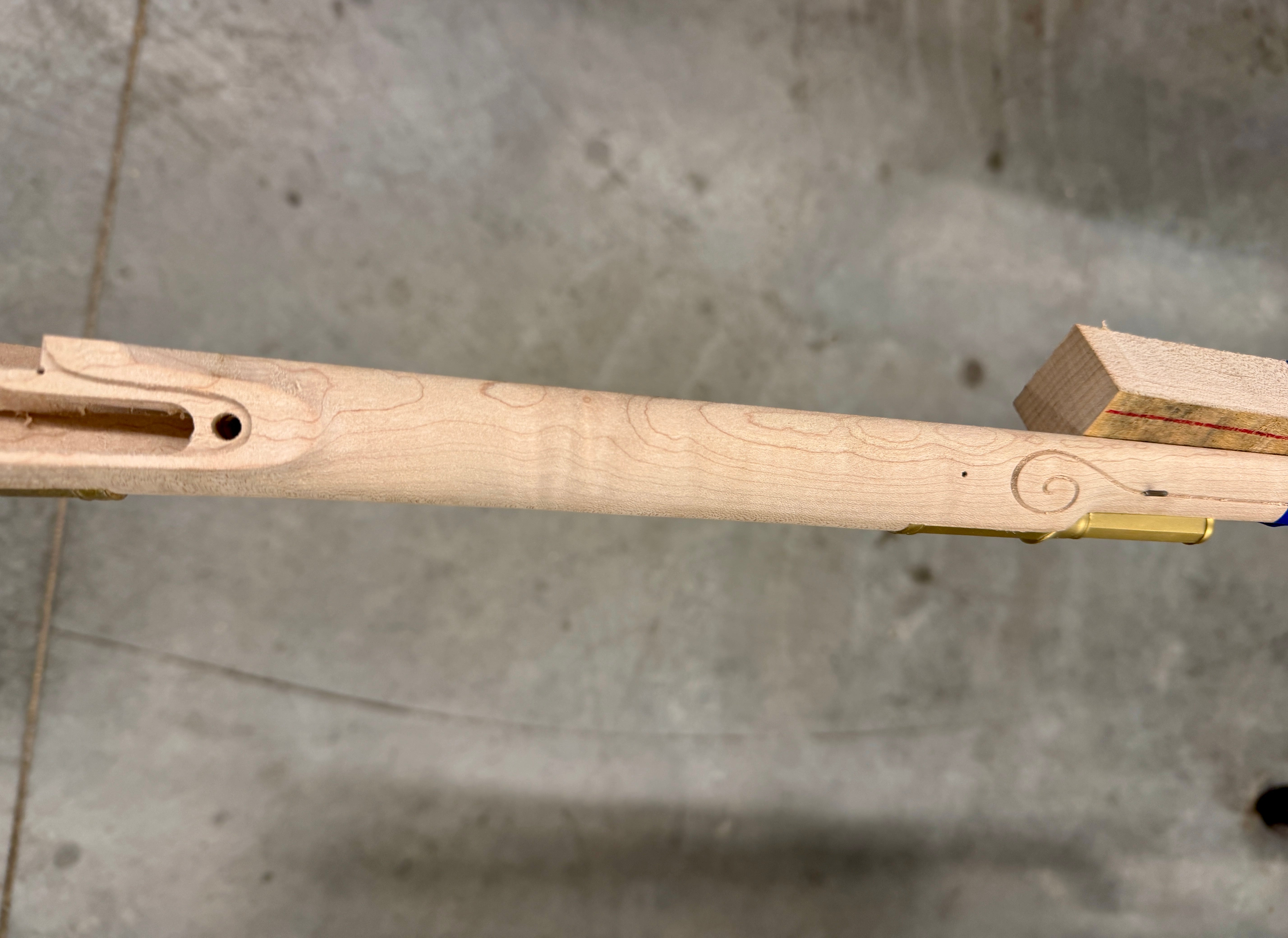 Kibler's Longrifles Quick Ship Woodsrunner Rifle kit #QS5041, .54 Maple