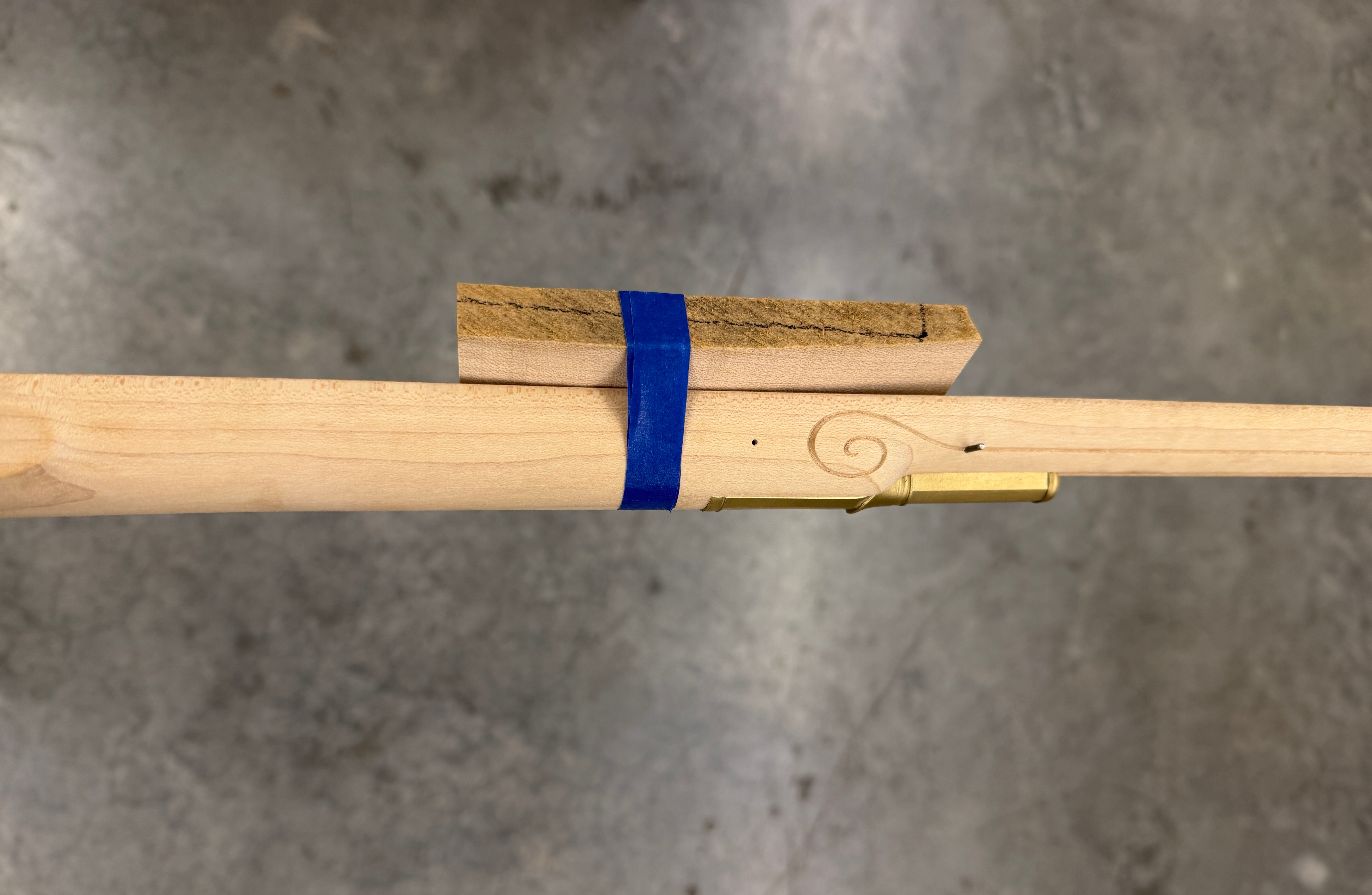 Kibler's Longrifles Quick Ship Woodsrunner Rifle kit #QS5043, .45 Maple