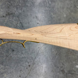 Kibler's Longrifles Quick Ship Carved Woodsrunner kit #5046, .54 Maple, buttstock profile