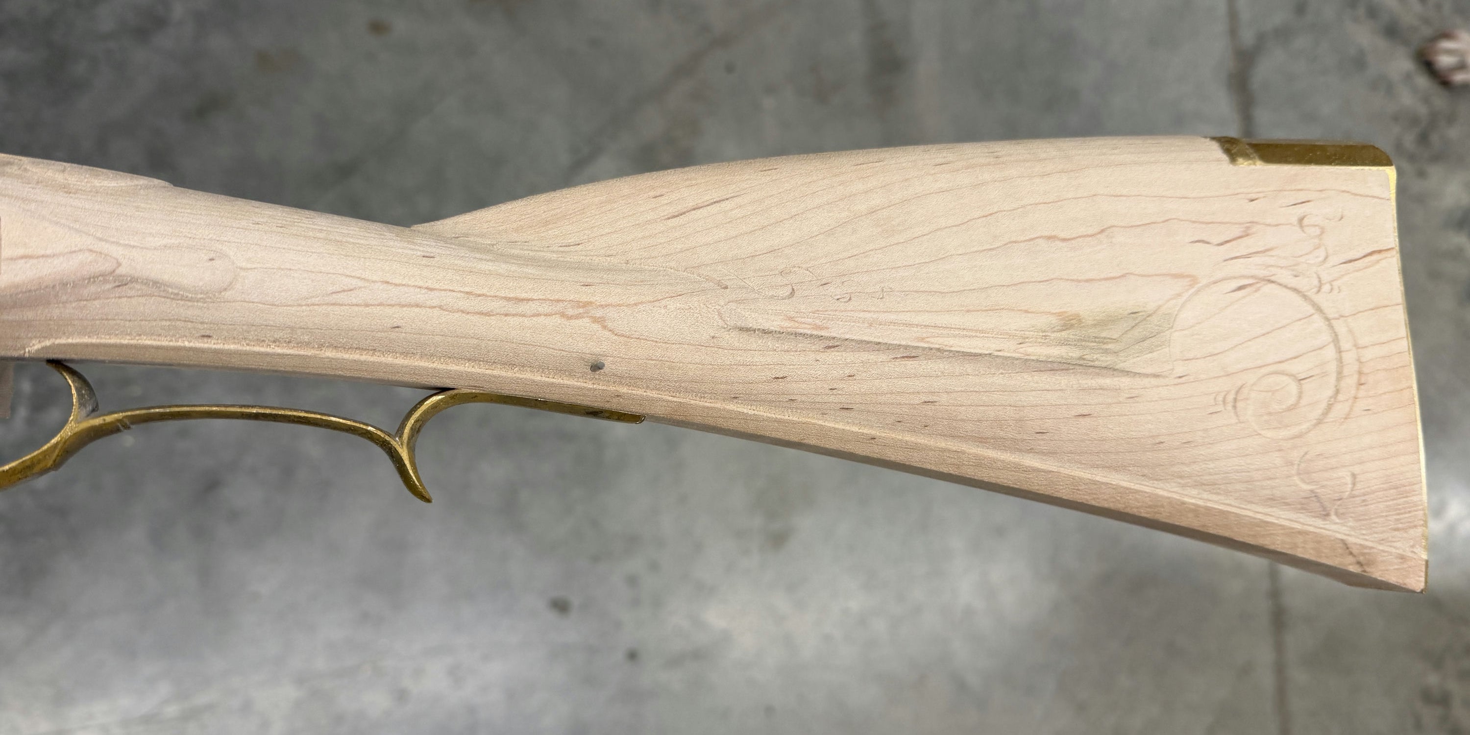 Kibler's Longrifles Quick Ship Woodsrunner kit #5048, .50 Fancy Maple