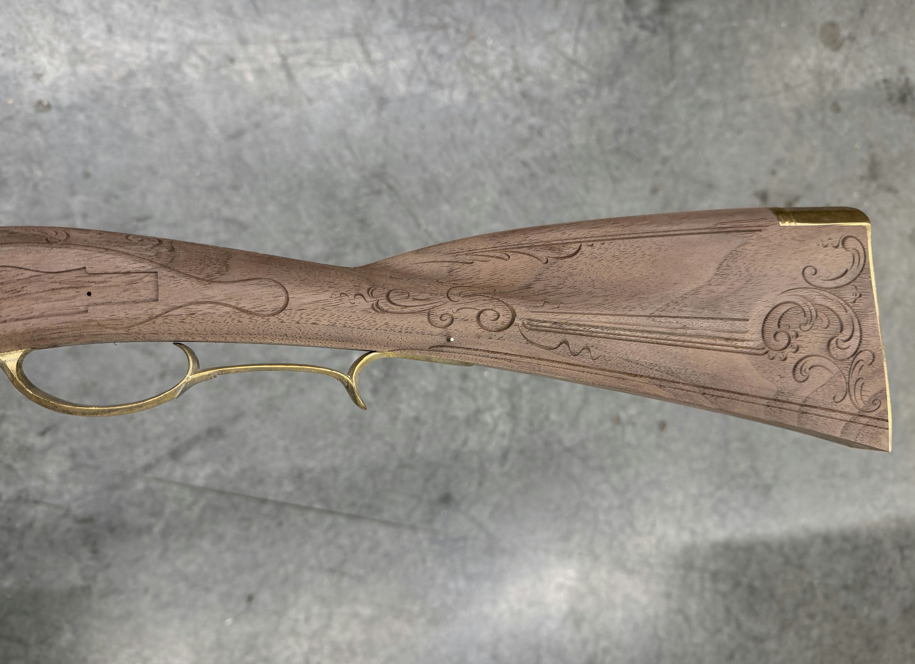 Kibler's Longrifles Quick Ship Incise Carved Woodsrunner kit #5050, .50 Walnut