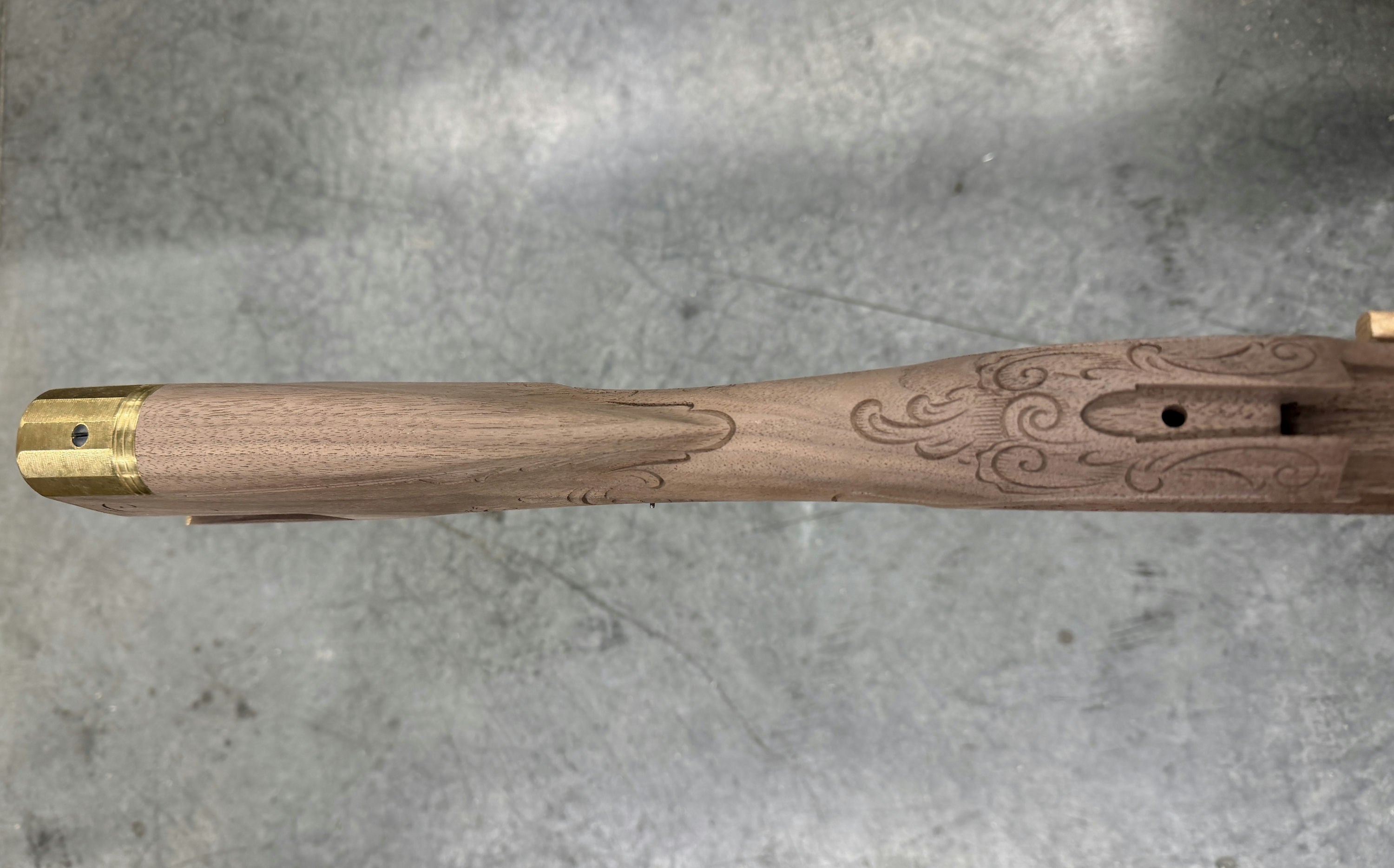 Kibler's Longrifles Quick Ship Incise Carved Woodsrunner kit #5050, .50 Walnut