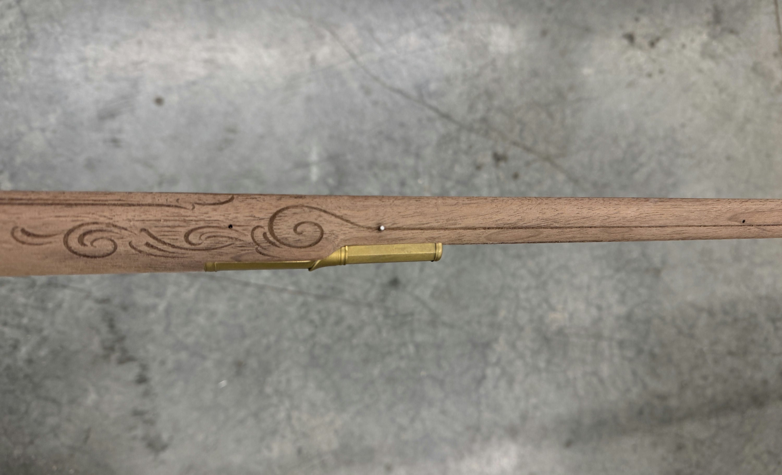 Kibler's Longrifles Quick Ship Incise Carved Woodsrunner kit #5050, .50 Walnut