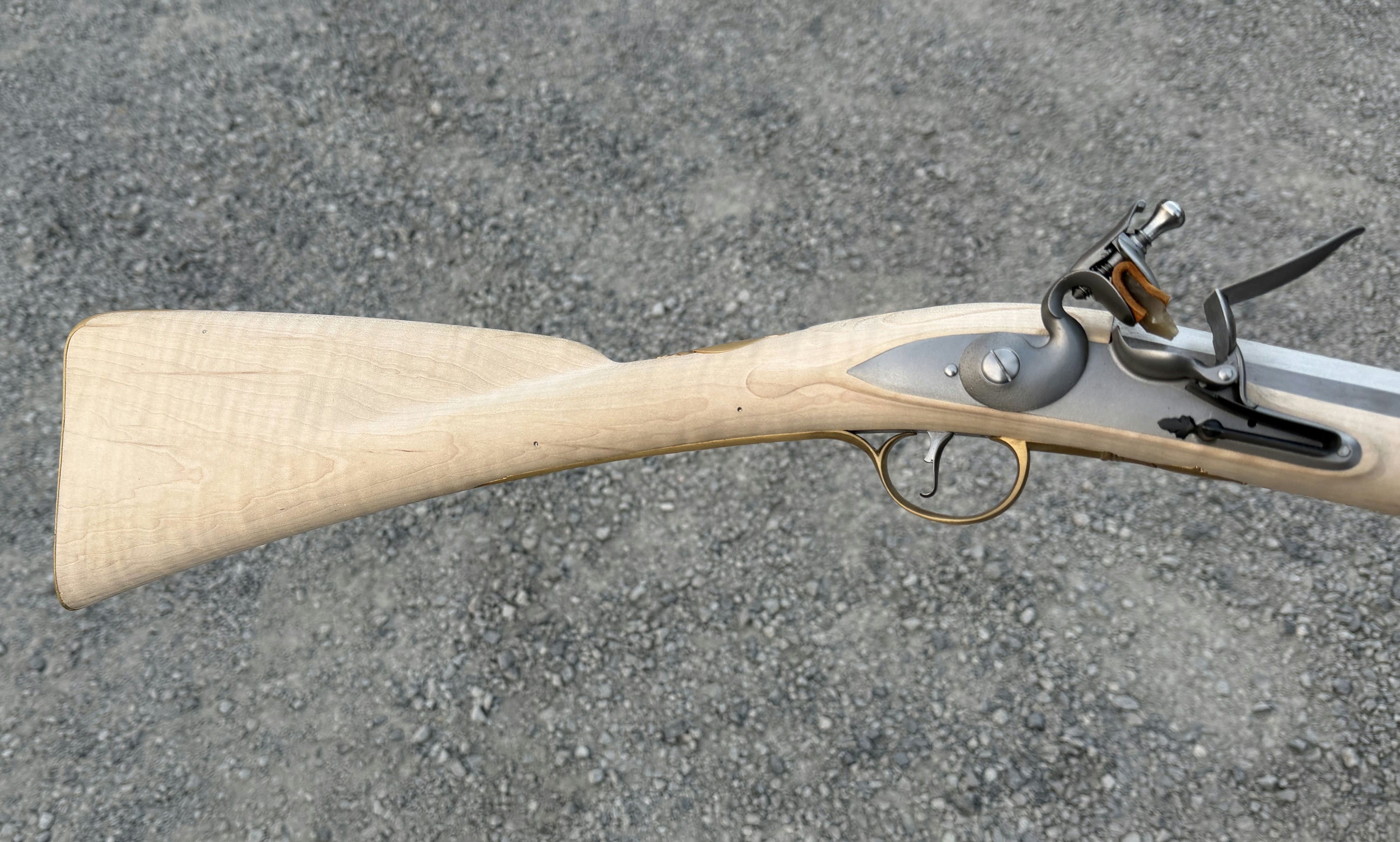 Kibler's Longrifles Quick Ship Fowler kit #6006, 20 gauge Extra Fancy Maple, in the white