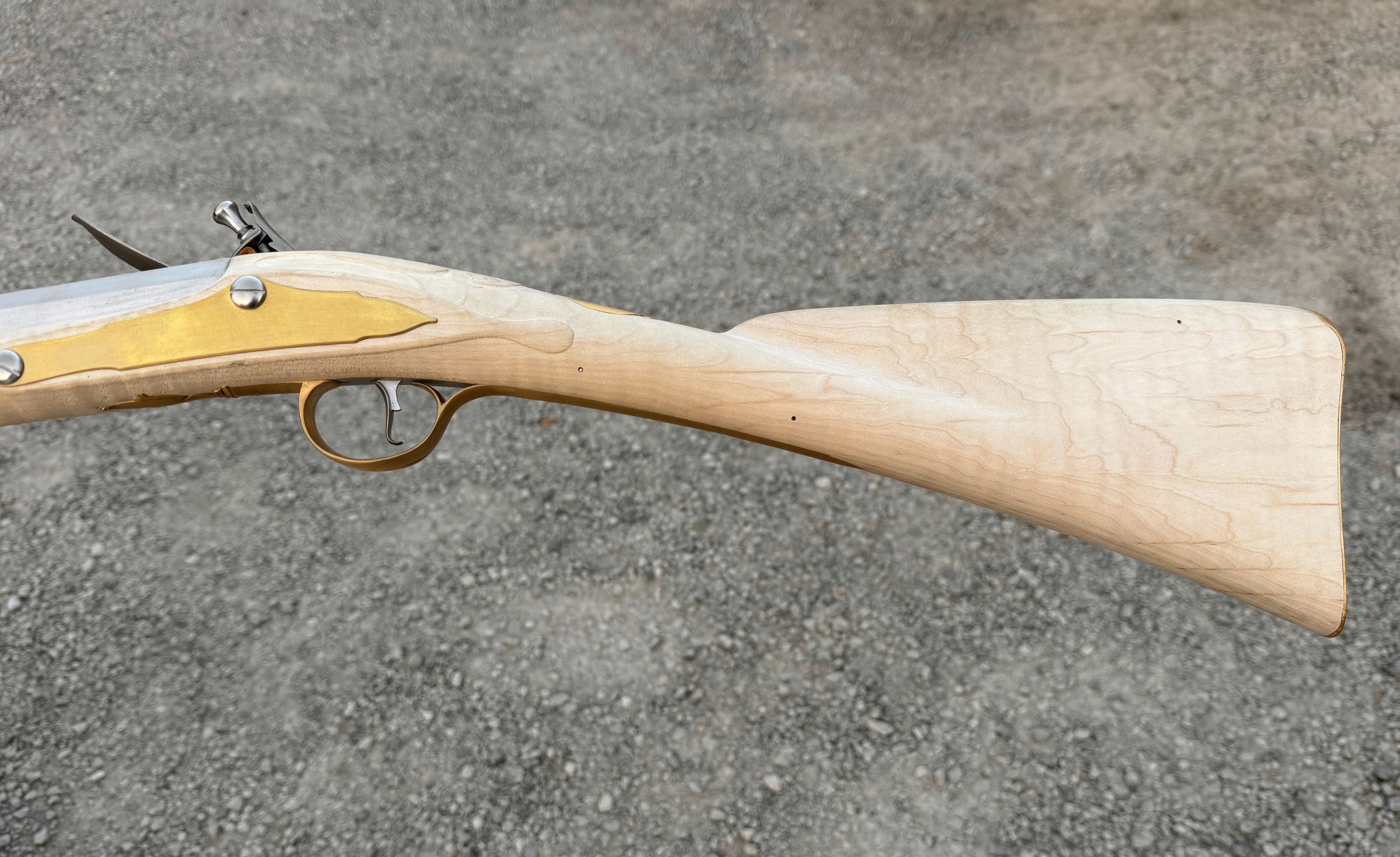 Kibler's Longrifles Quick Ship Fowler kit #6006, 20 gauge Extra Fancy Maple, in the white
