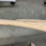 Kibler's Longrifles Quick Ship Southern Mountain Rifle kit #7044, .45 caliber Extra Fancy Maple stock, off-side buttstock full profile