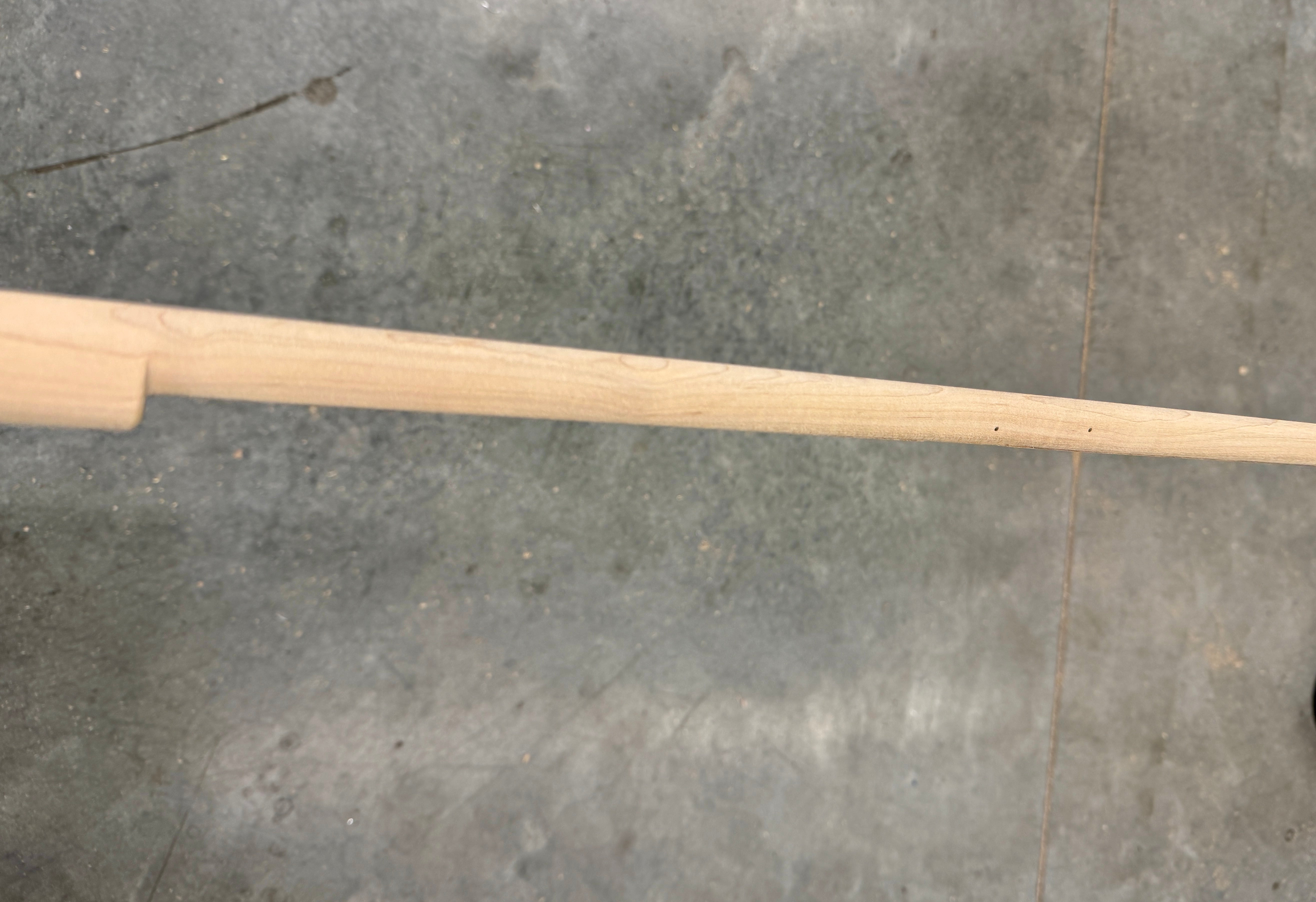 Kibler's Longrifles Quick Ship Appalachian Barn Gun kit #BG002, .50 Fancy Maple, ramrod channel detail