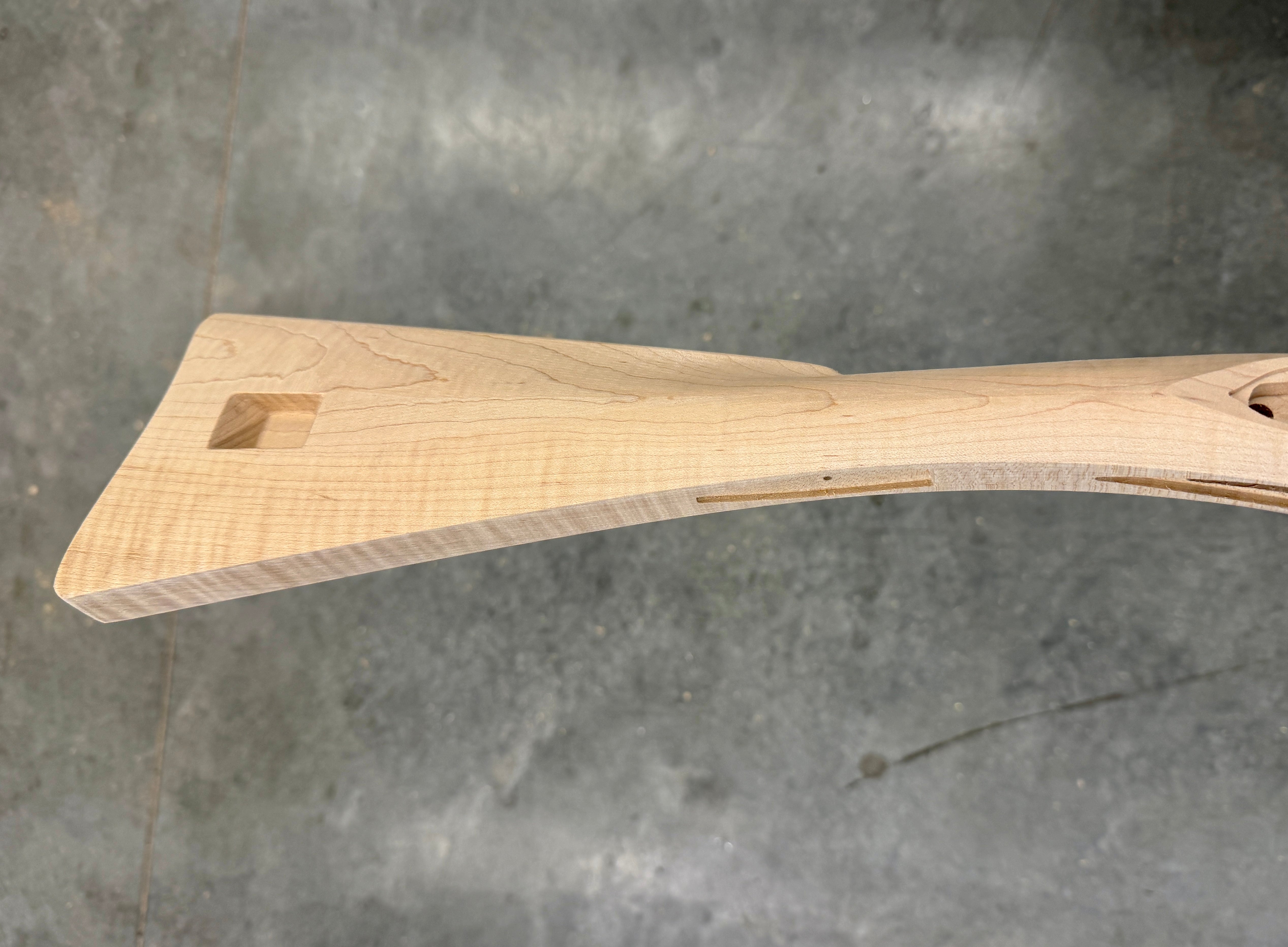 Kibler's Longrifles Quick Ship Appalachian Barn Gun kit #BG002, .50 Fancy Maple, butt and cheekpiece