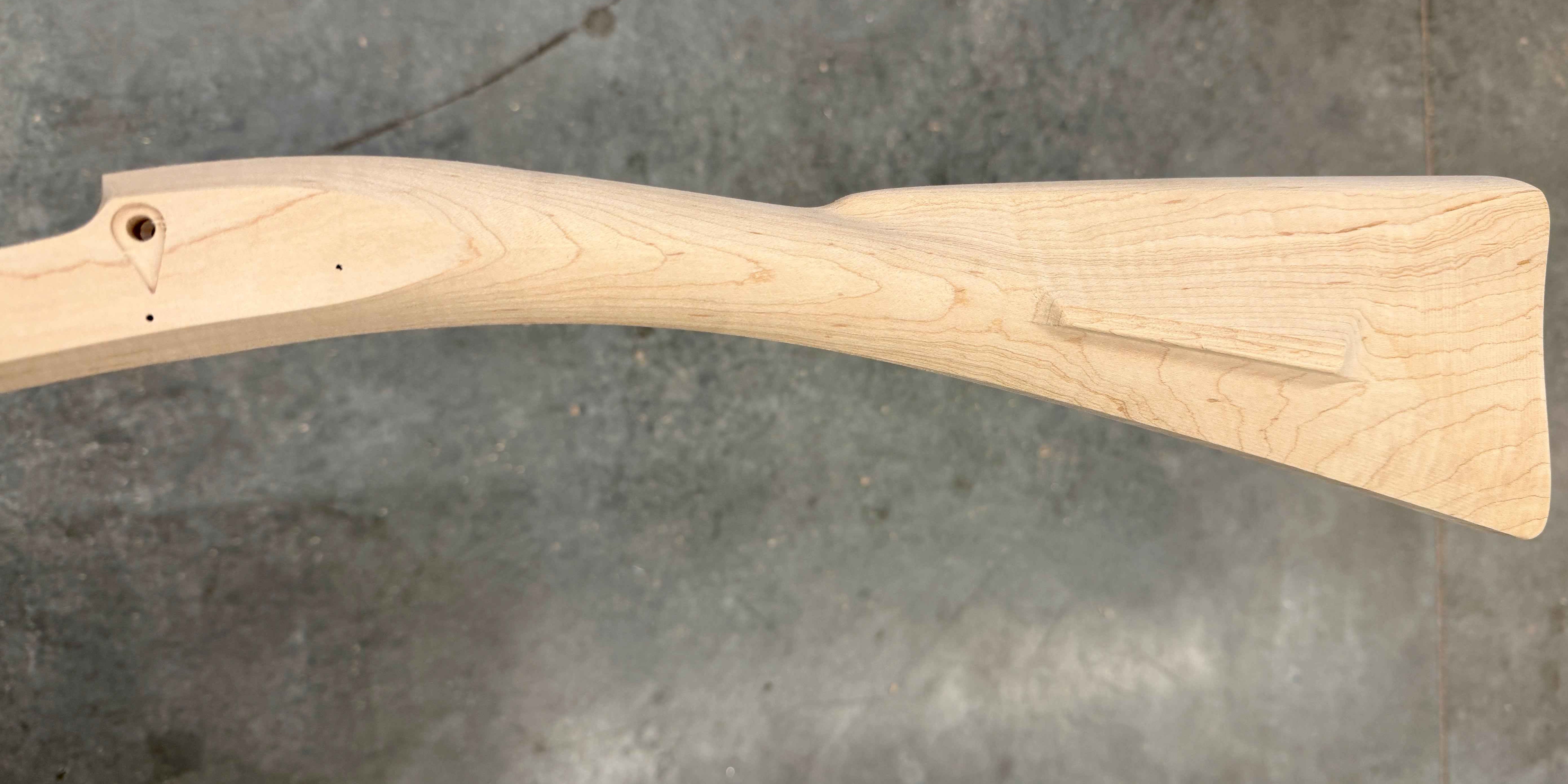 Quick Ship — Appalachian Barn Gun, .50 Fancy Maple, Righthand Flintlock — #BG002