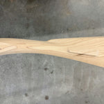 Kibler's Longrifles Quick Ship Appalachian Barn Gun kit #BG005, .50 Plain Hard Maple, buttstock toe detail