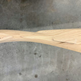 Kibler's Longrifles Quick Ship Appalachian Barn Gun kit #BG005, .50 Plain Hard Maple, buttstock toe detail