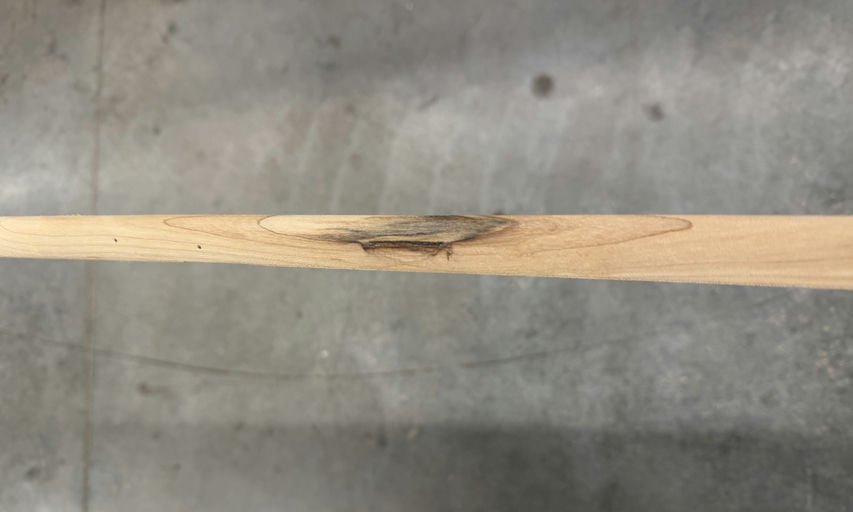 Kibler's Longrifles Quick Ship Appalachian Barn Gun kit #BG005, .50 Plain Hard Maple, filled bark inclusion in forestock