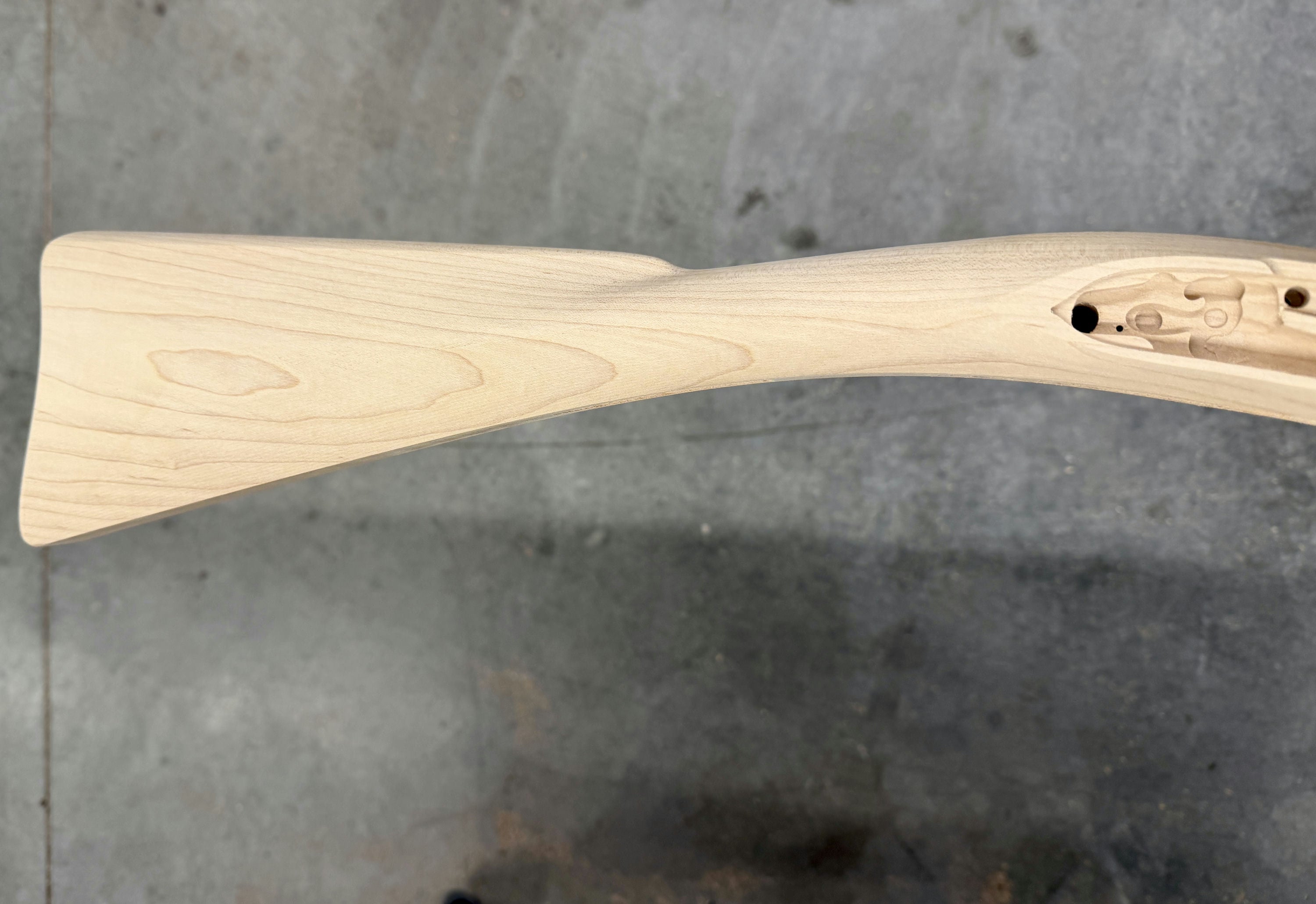 Kibler's Longrifles Quick Ship Appalachian Barn Gun kit #BG011, .50 Plain Hard Maple