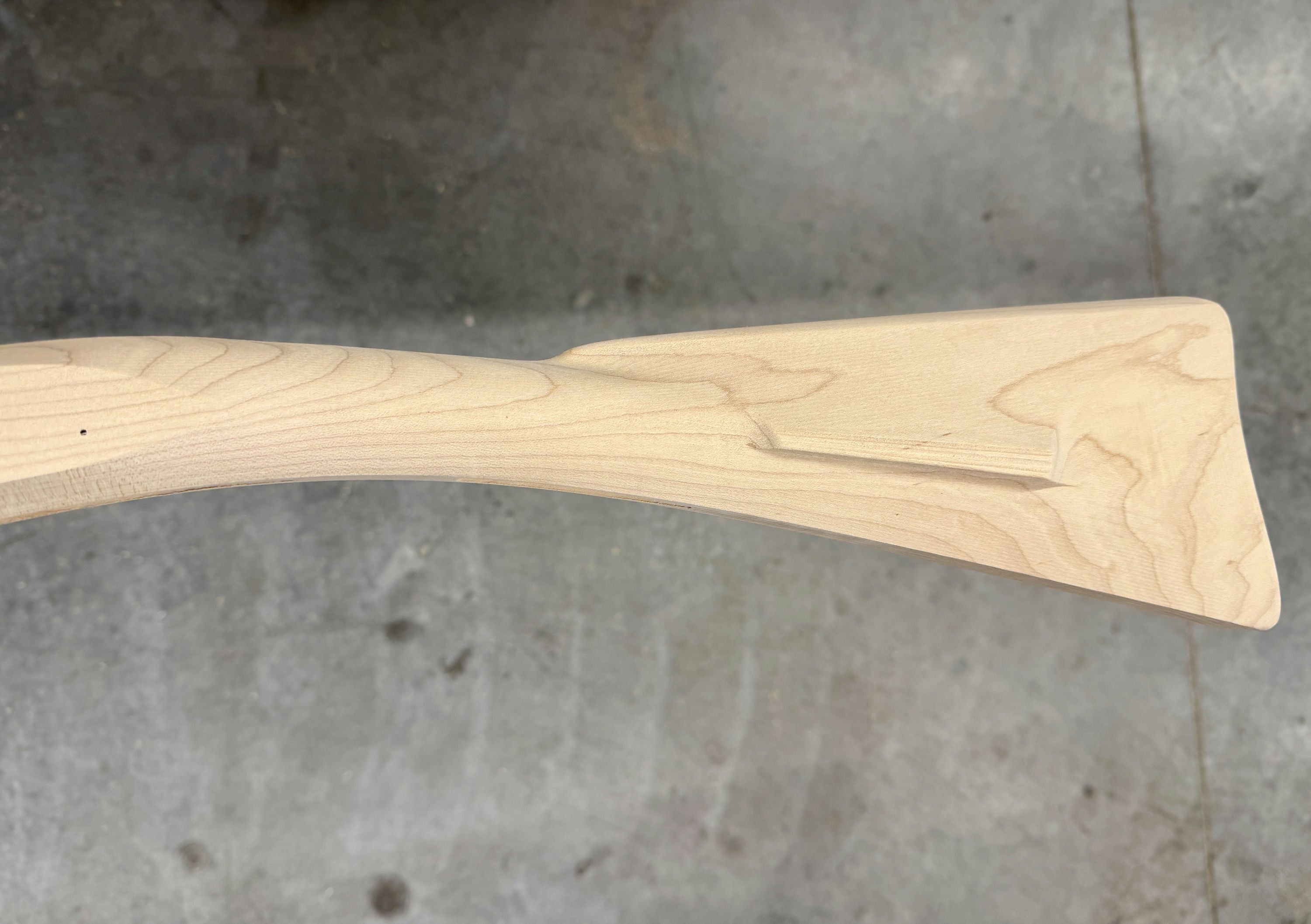 Kibler's Longrifles Quick Ship Appalachian Barn Gun kit #BG011, .50 Plain Hard Maple, buttstock profile
