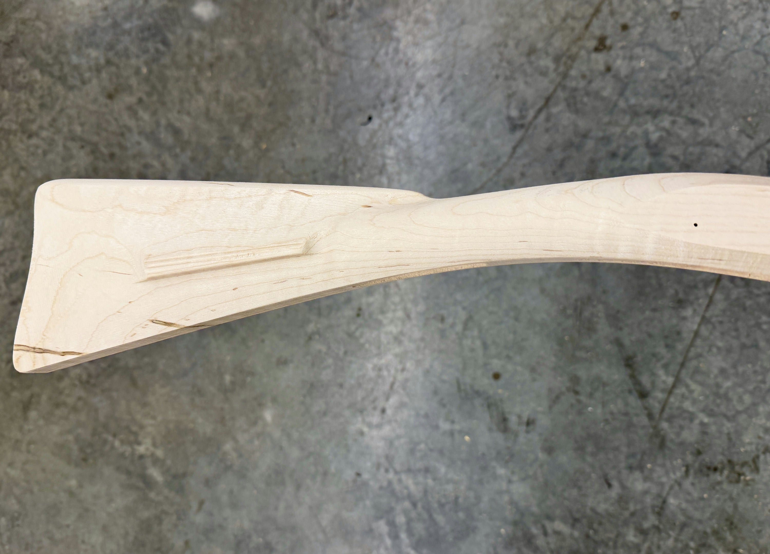 Kibler's Longrifles Quick Ship Appalachian Barn Gun kit #BG128, .36 Plain Hard Maple, left hand