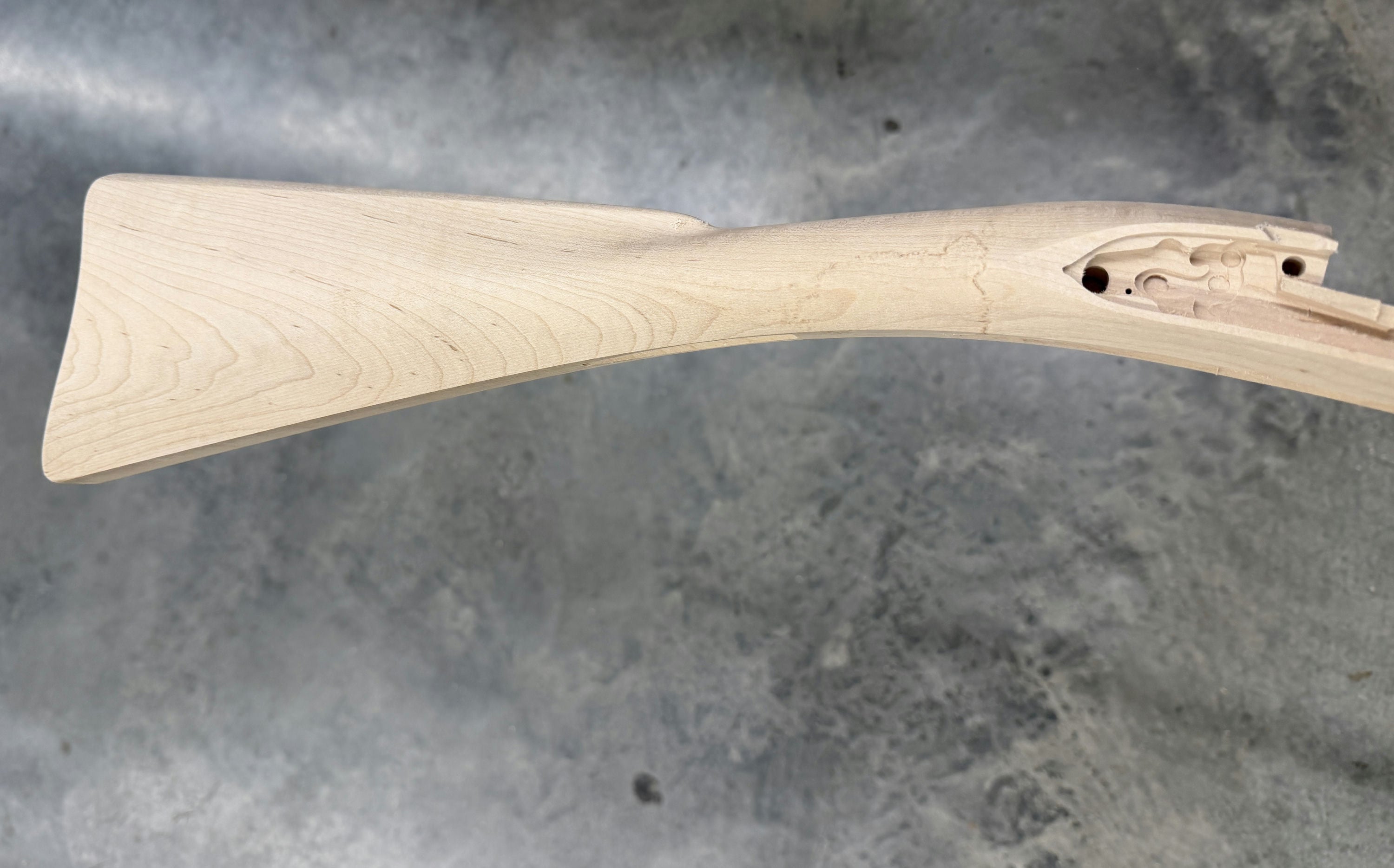 Kibler's Longrifles Quick Ship Barn Gun kit #BG151, .40 Plain Hard Maple